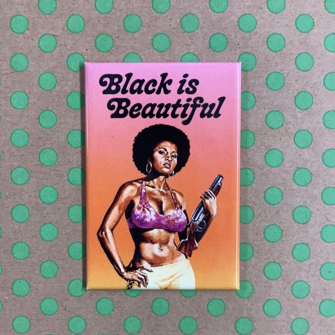 Black Is Beautiful Fridge Magnet | 2" x 3 - Image 4