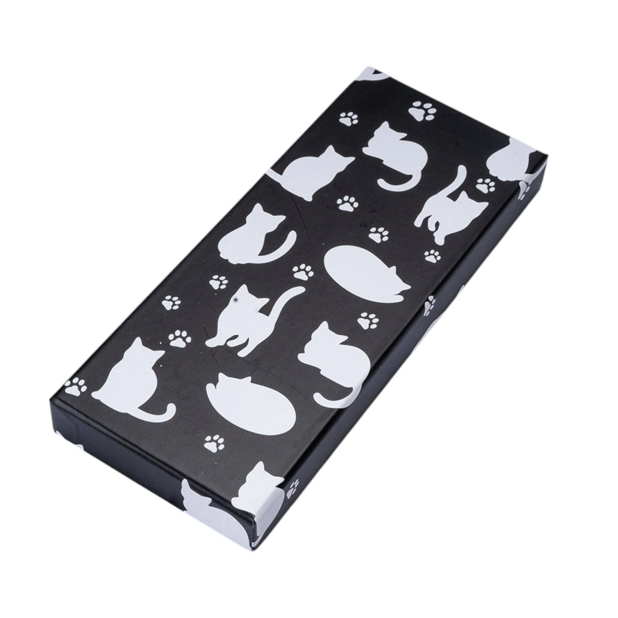 Japanese Black & White Cat Wooden Chopsticks Gift Set | 2 Pairs + Chopstick Rests - Image 5