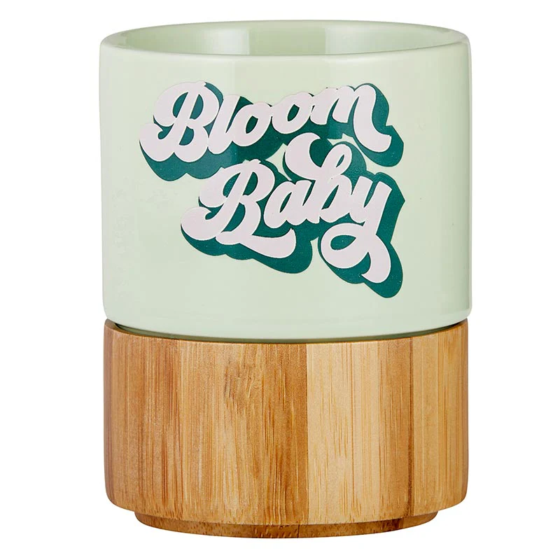 Bloom Baby Petite Ceramic Mug with Bamboo Base - Image 2