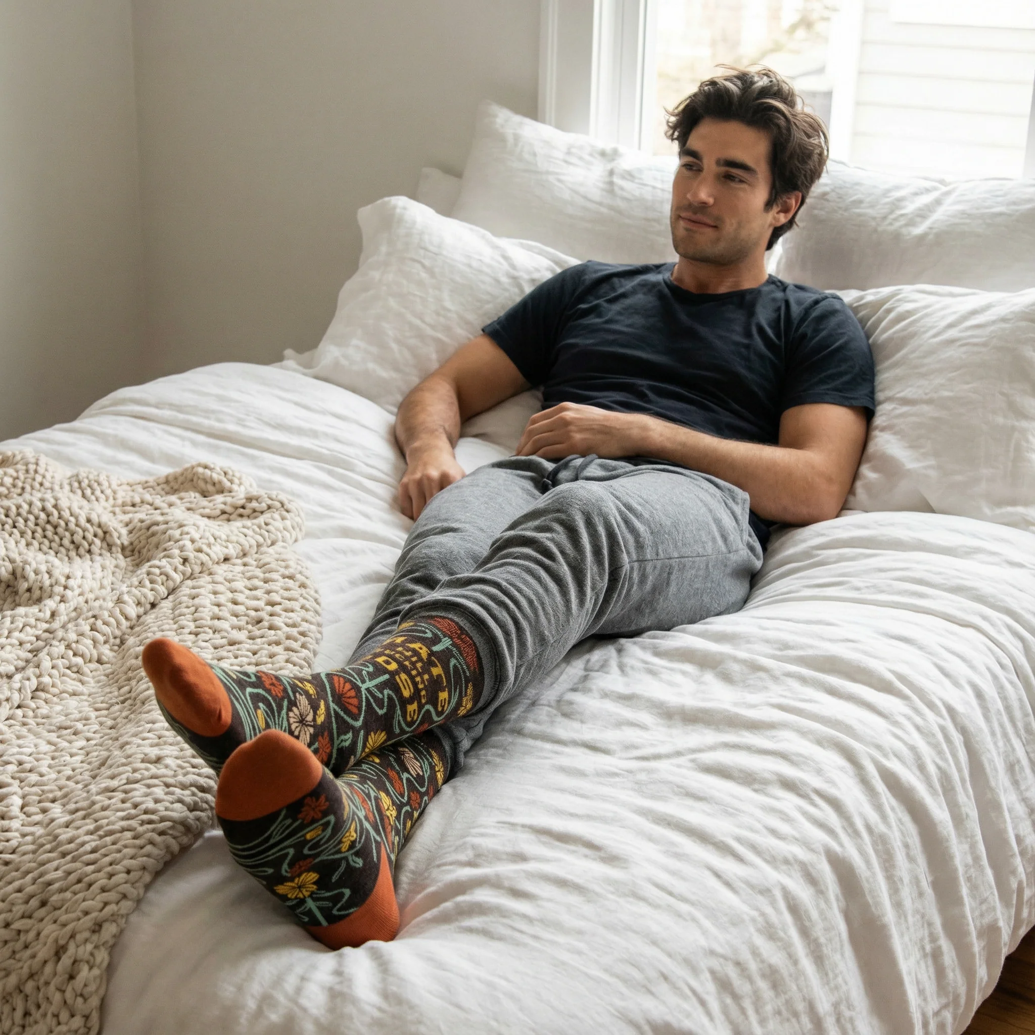 BlueQ Men's Pride Socks Set of 2 | Love Who You Love + Hate Will Fucking Lose - Image 10