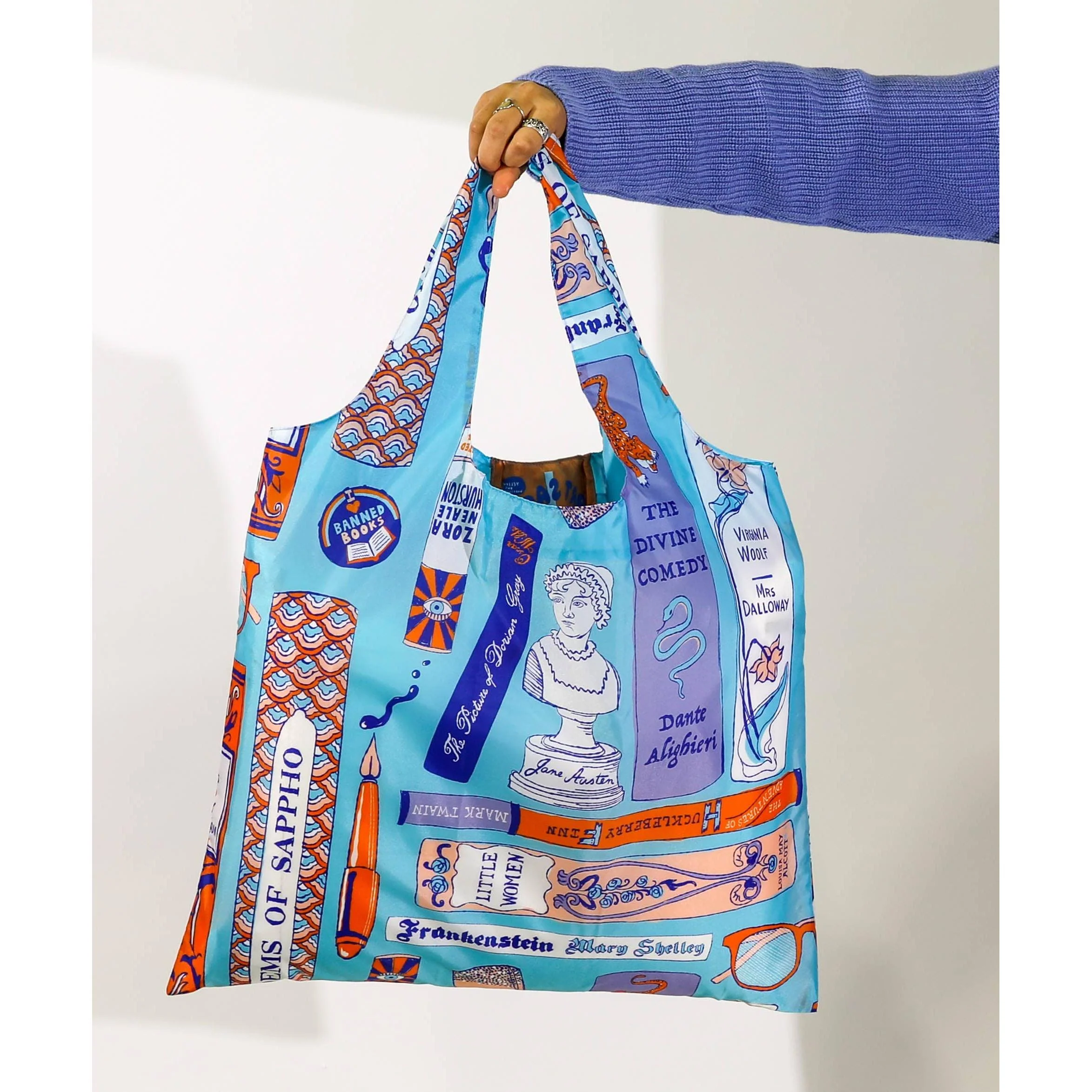 Bookbag Art Sack® Eco-Friendly Reusable Book Lovers Tote Bag - Image 3