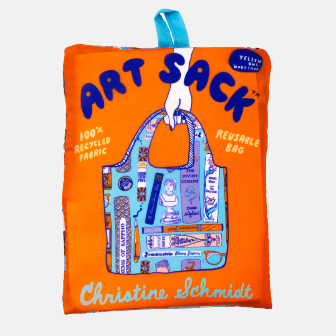 Bookbag Art Sack® Eco-Friendly Reusable Book Lovers Tote Bag - Image 4