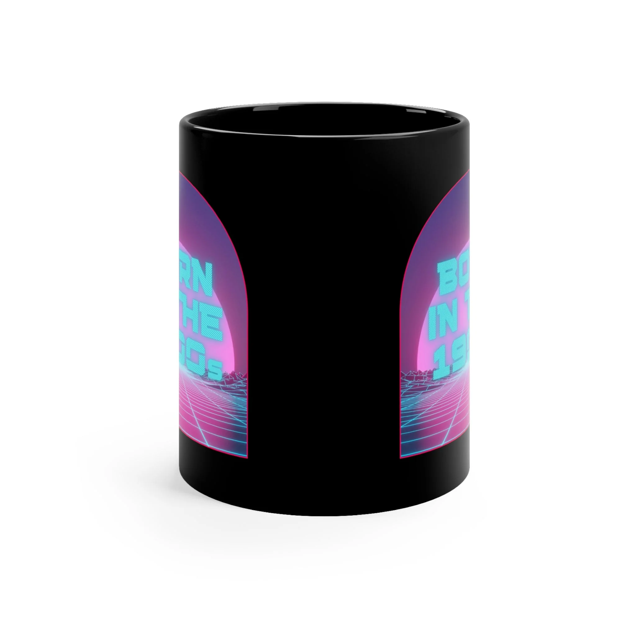 Born in the 1900s Black Mug - Image 3