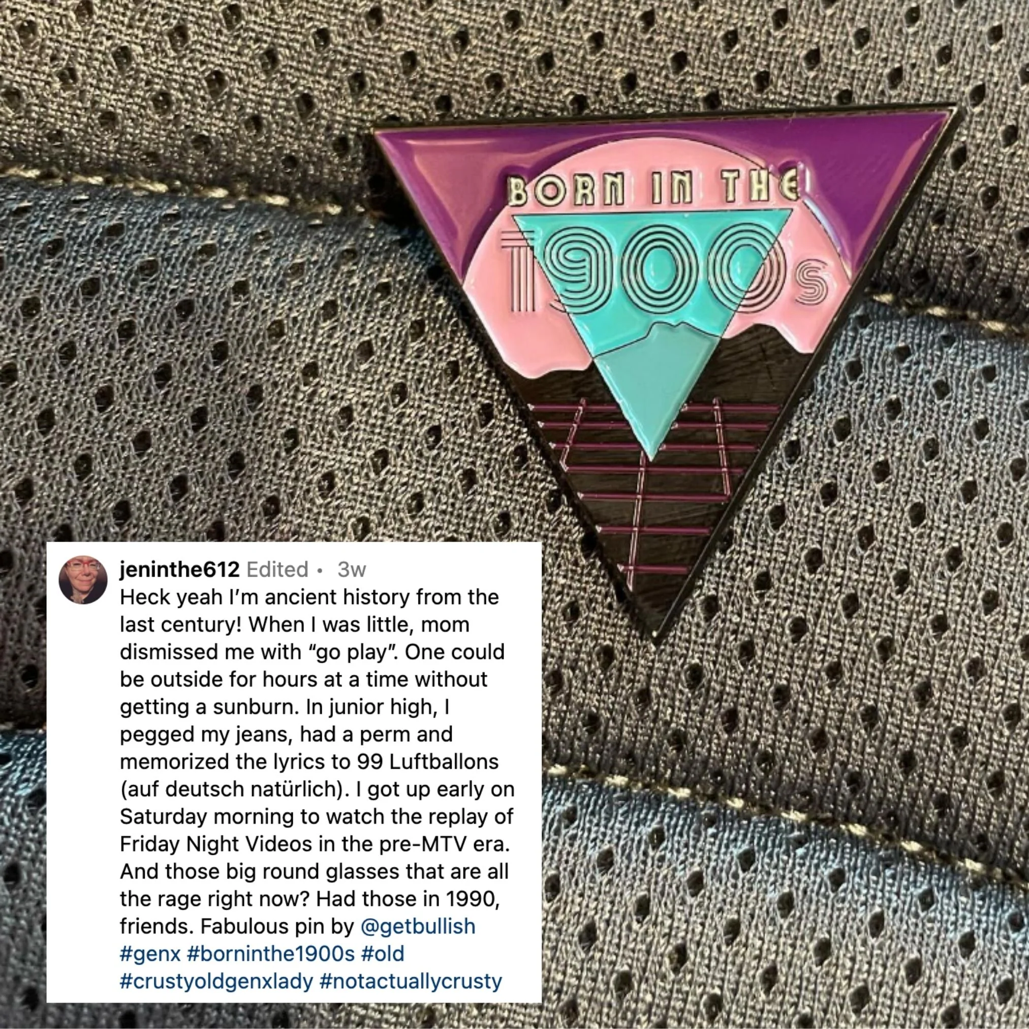 Born in the 1900s Enamel Pin - '80s Vibes Millennial - Image 8