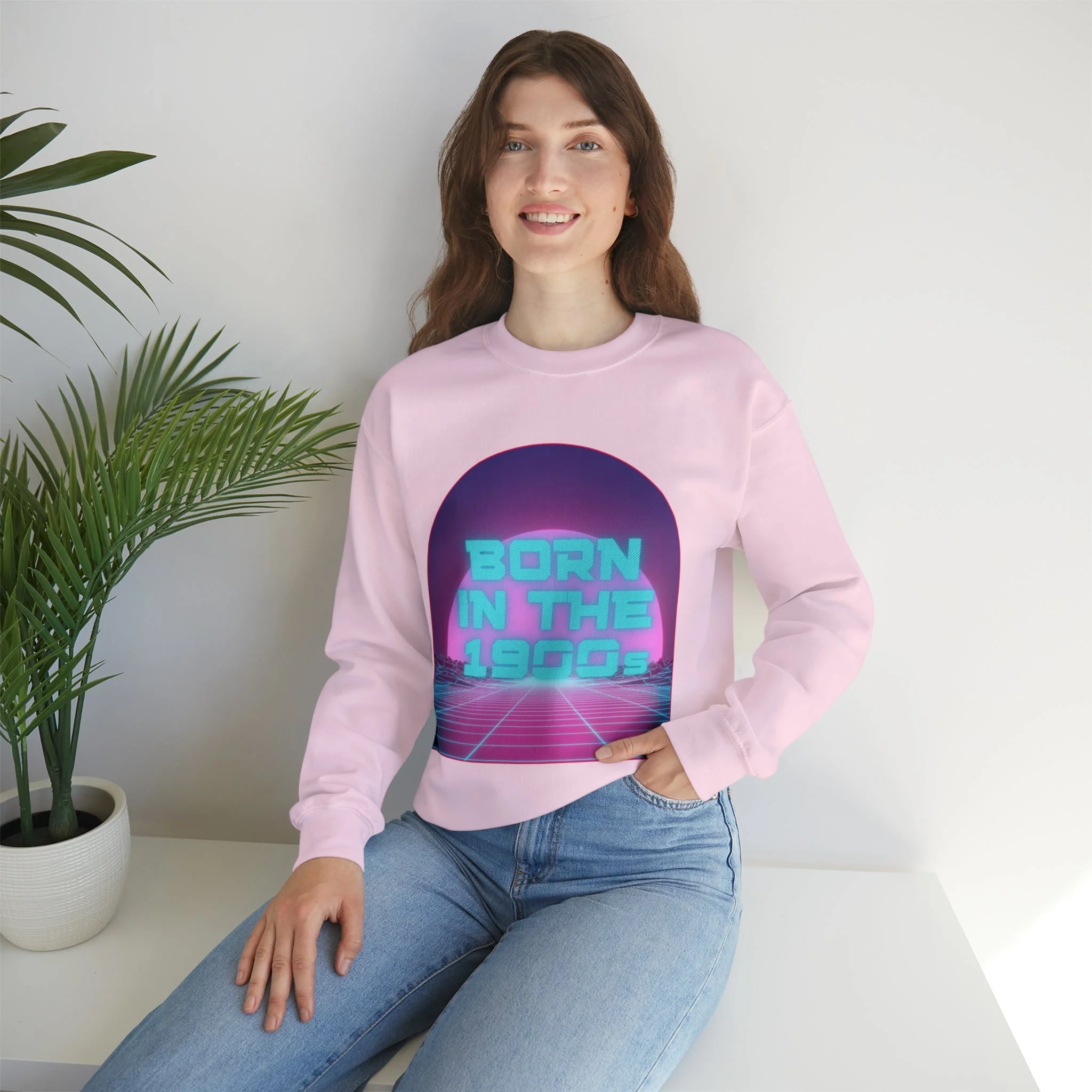 Born in the 1900s Unisex Heavy Blend™ Crewneck Sweatshirt Sizes SM-5XL | Plus Size Available - Image 2
