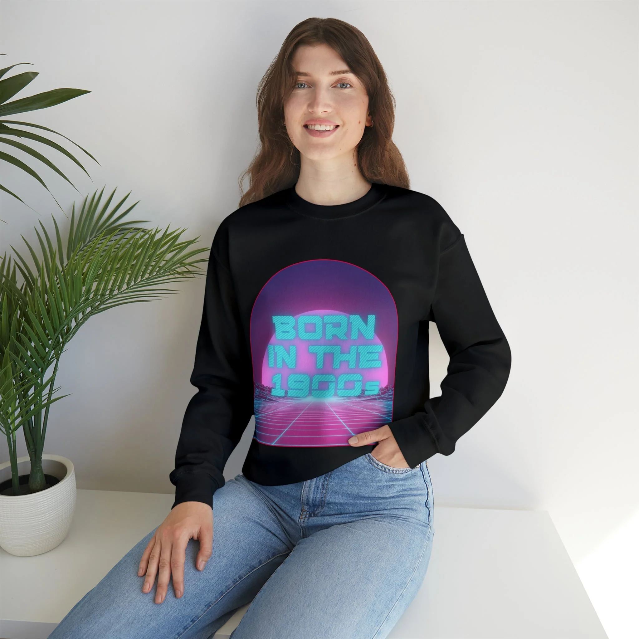 Born in the 1900s Unisex Heavy Blend™ Crewneck Sweatshirt Sizes SM-5XL | Plus Size Available - Image 3