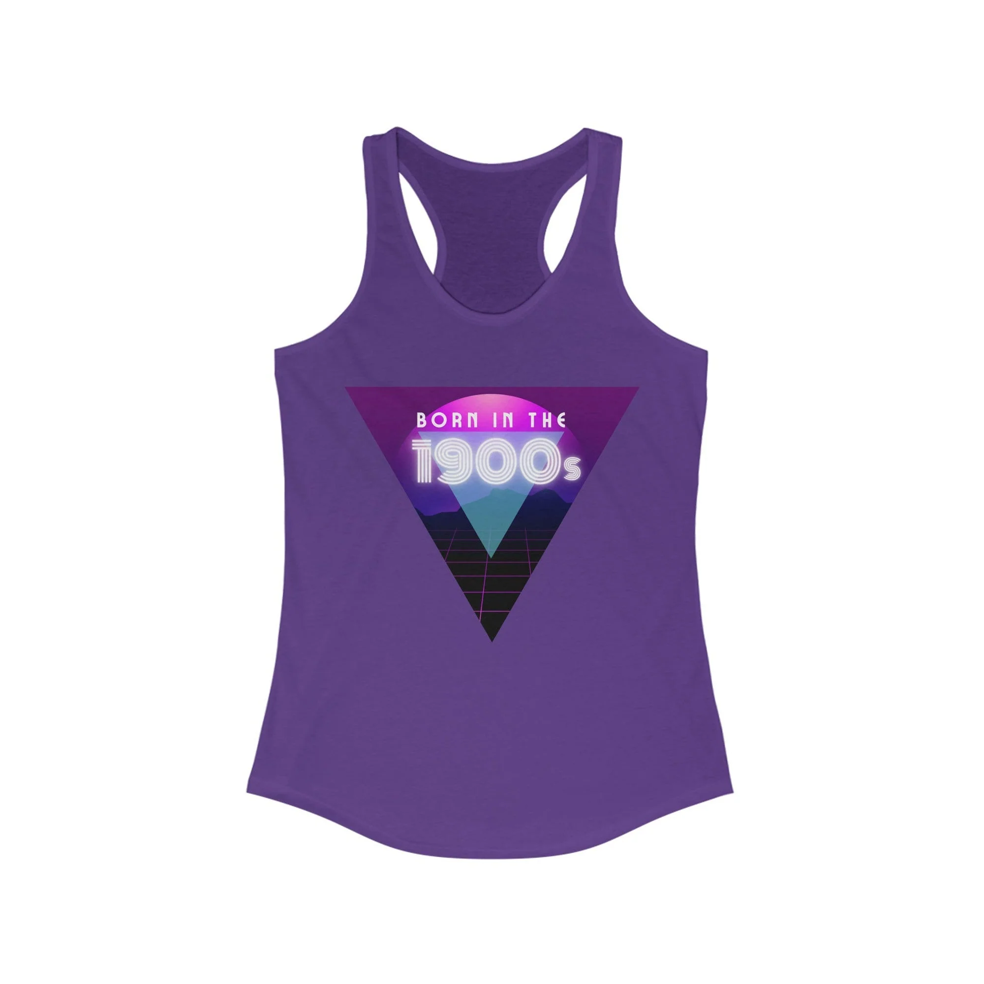 Born in the 1900s Women's Ideal Racerback Tank - Image 3