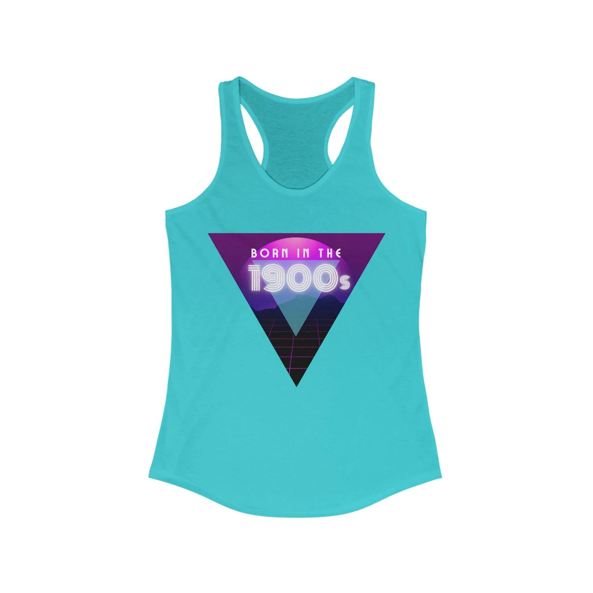 Born in the 1900s Women's Ideal Racerback Tank - Image 4