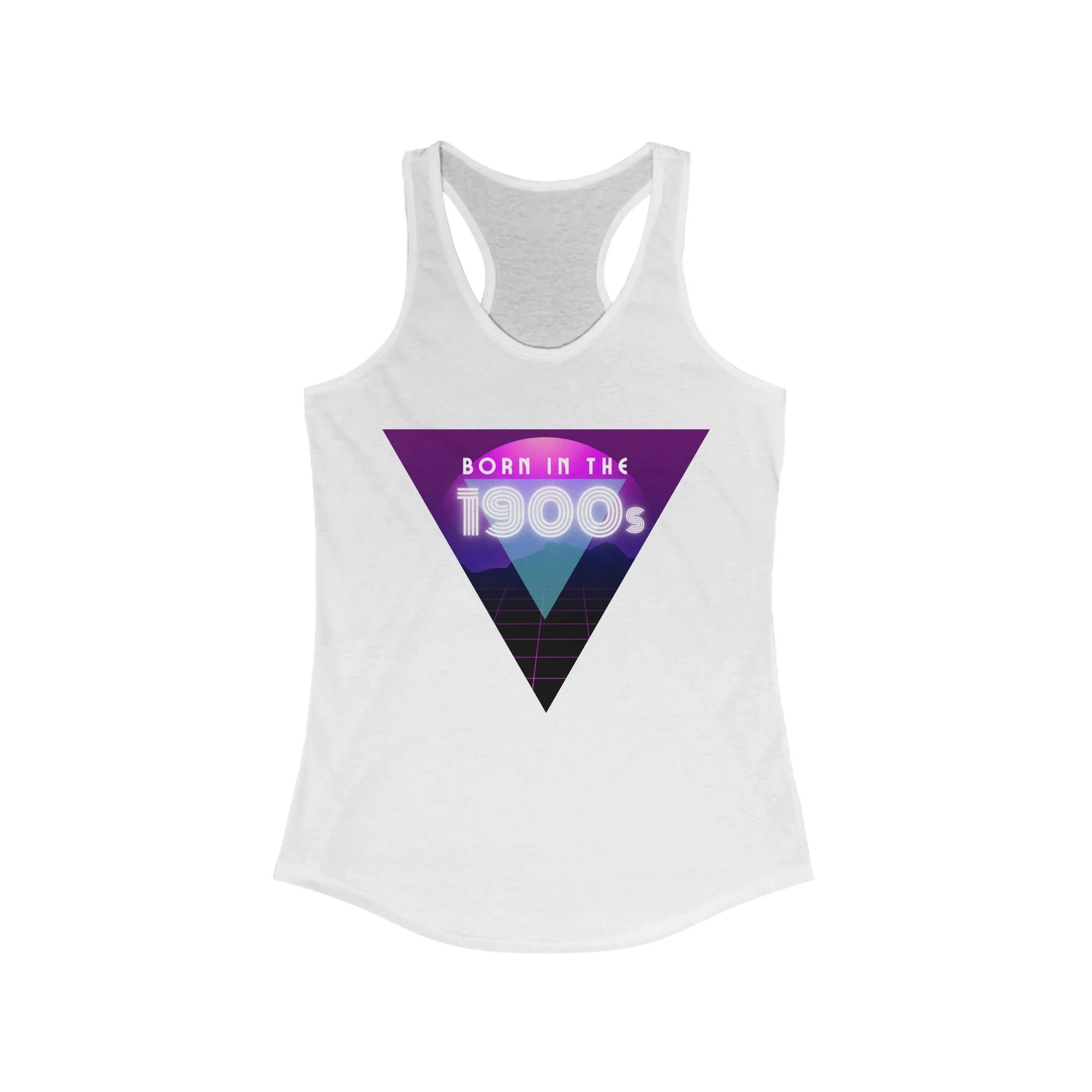 Born in the 1900s Women's Ideal Racerback Tank - Image 5