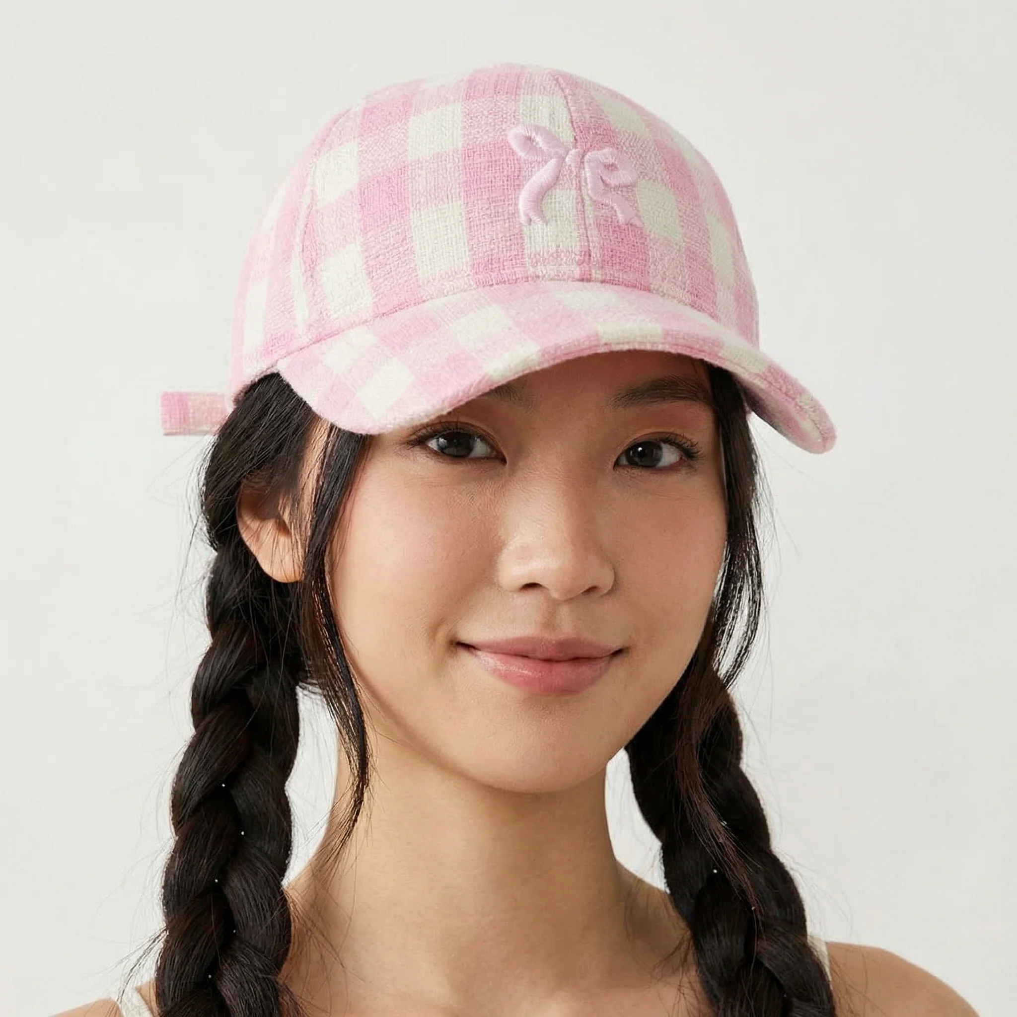 Pink Bow Baseball Cap | Cute Bow Embroidered Women’s Cap | Adjustable Casual Hat - Image 4