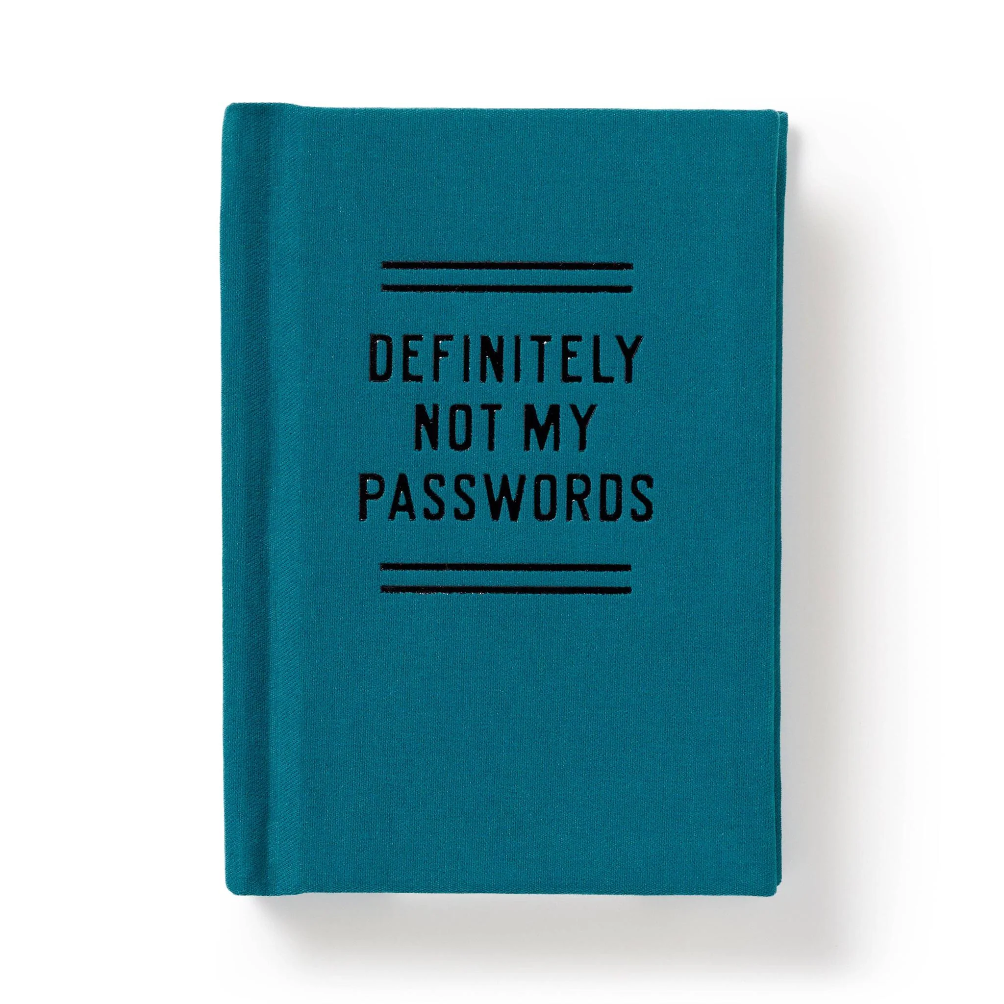 Brass Monkey Definitely Not My Passwords Diary | Mini Password Notebook (2.75” x 3.75”)