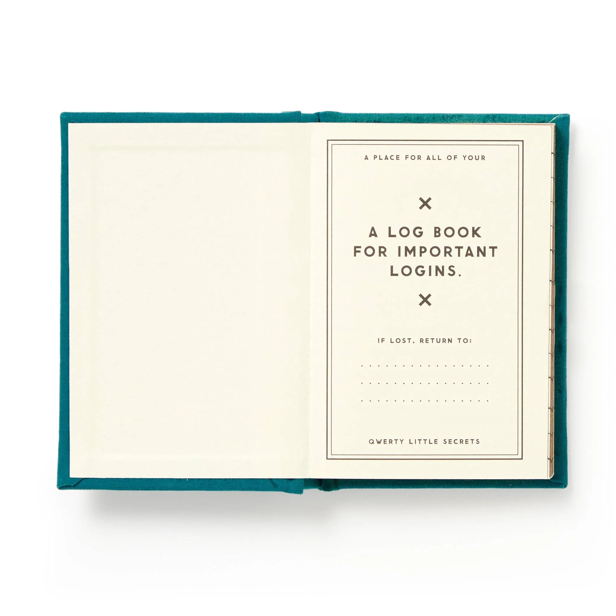 Brass Monkey Definitely Not My Passwords Diary | Mini Password Notebook (2.75” x 3.75”) - Image 4