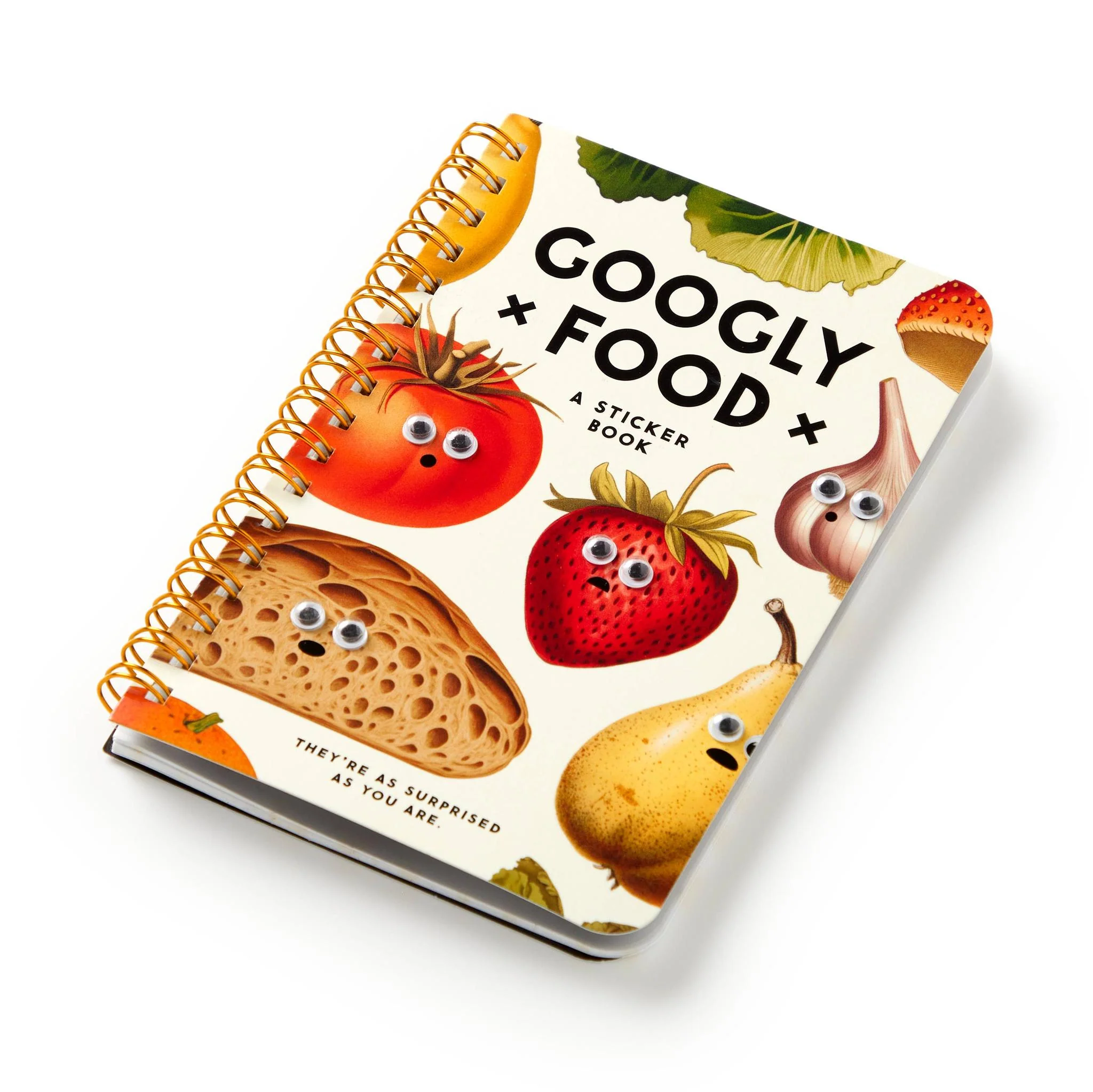 Brass Monkey Googly Food Sticker Book | Vintage-inspired Googly-eye Decals - Image 3