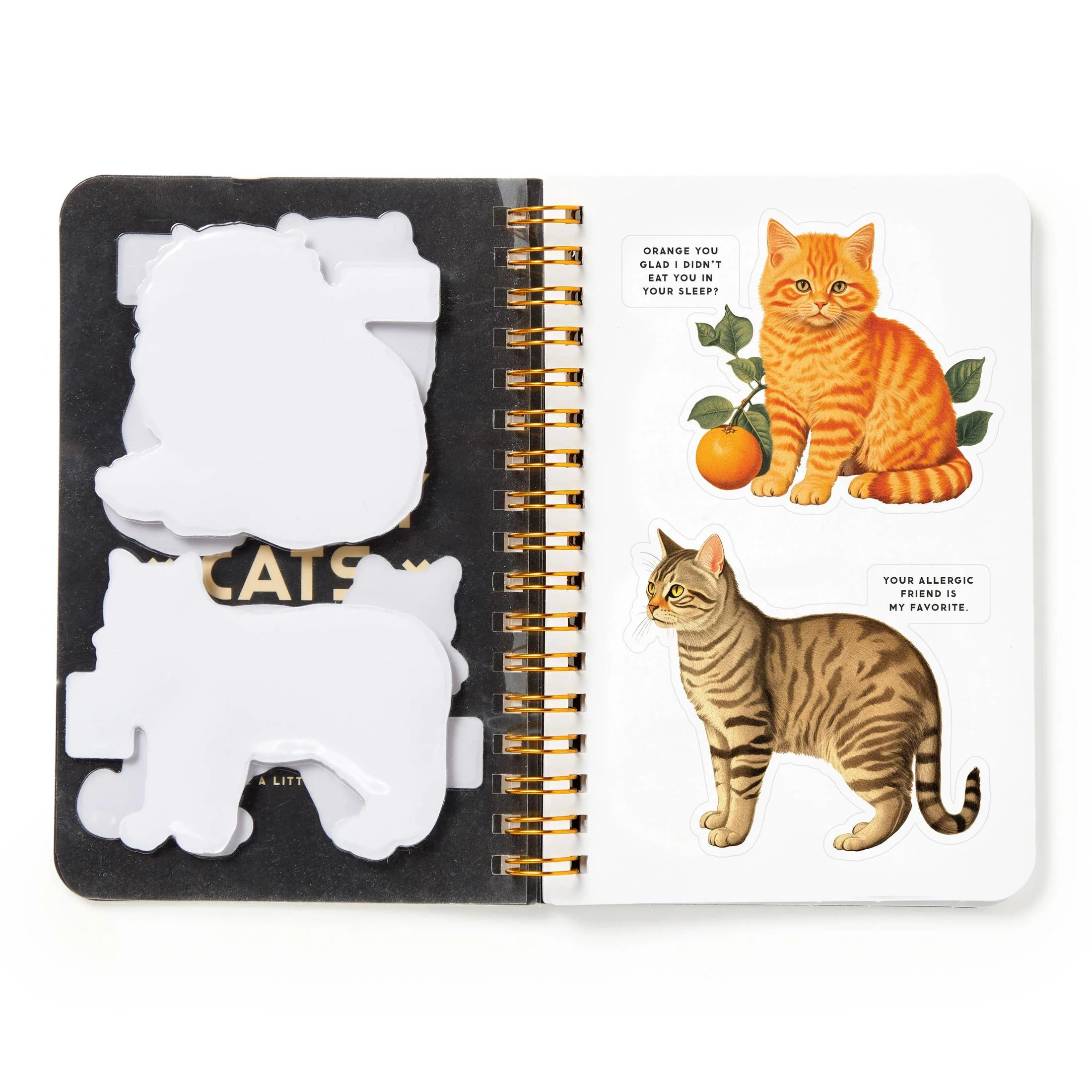 Brass Monkey Moody Cats Sticker Book | Funny Vintage Cat Stickers for Adults - Image 5