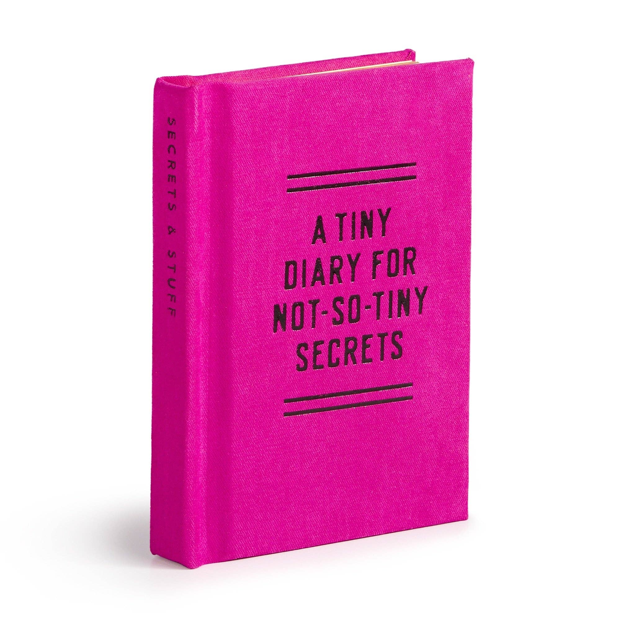 Brass Monkey Tiny Diary for Not So Tiny Secrets | Mini Record Journal Notebook | 2.75” x 3.75” - Image 3