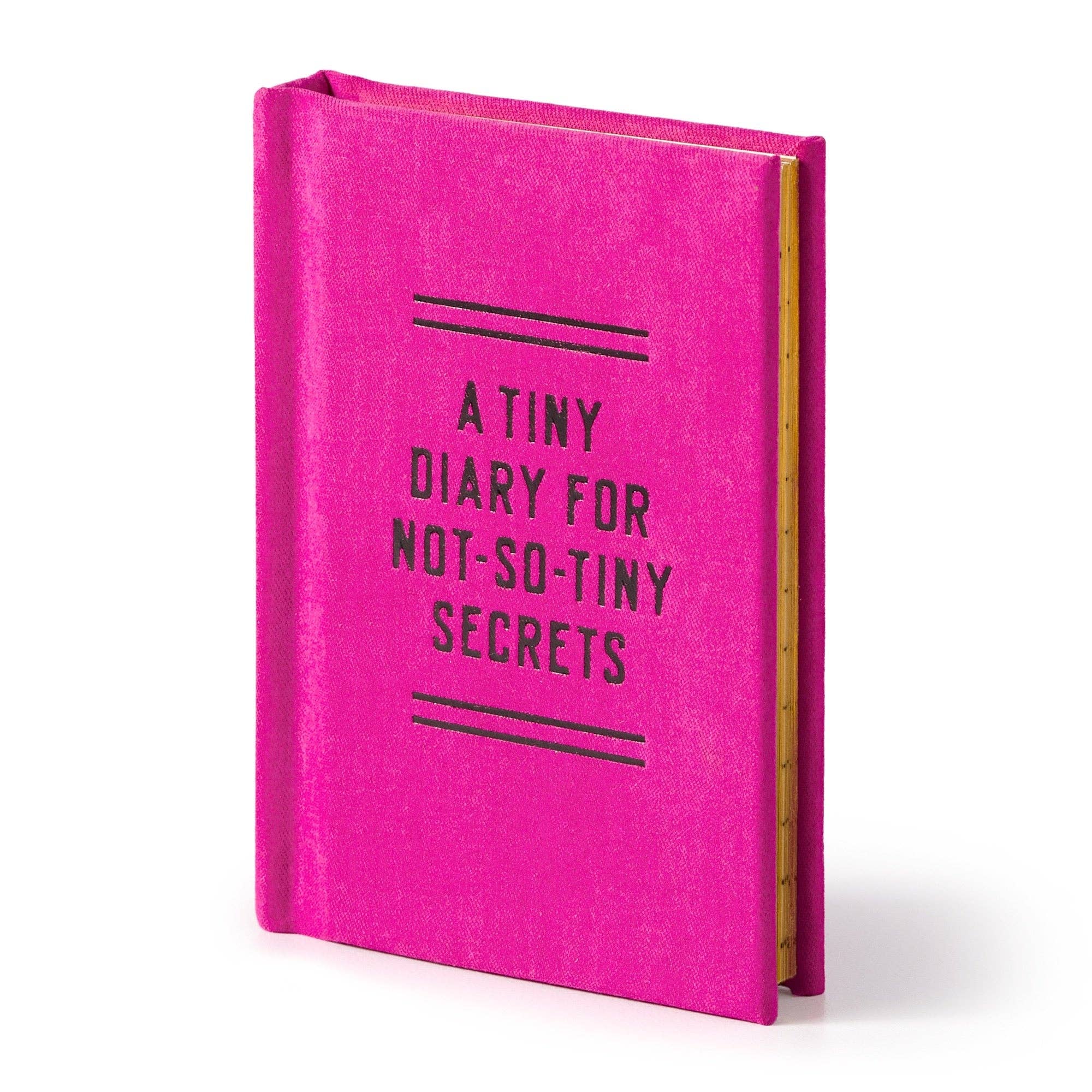 Brass Monkey Tiny Diary for Not So Tiny Secrets | Mini Record Journal Notebook | 2.75” x 3.75” - Image 4