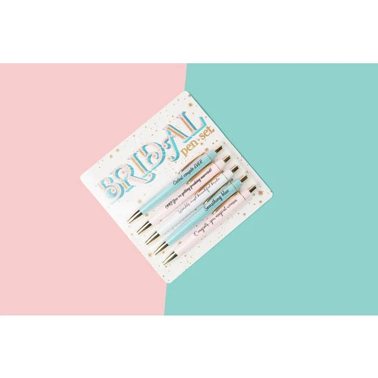 Fun Club Bridal Ballpoint Pen Set | et of 5 Gift Pens | World's Most Beautiful Bride, Something Blue, Etc. - Image 5