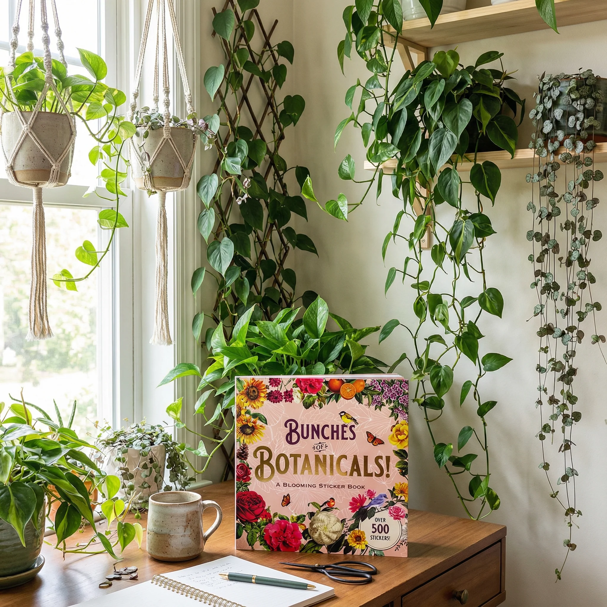 Bunches of Botanicals Decorative Stickers | A Blooming Sticker Book | Over 500 Decals - Image 26