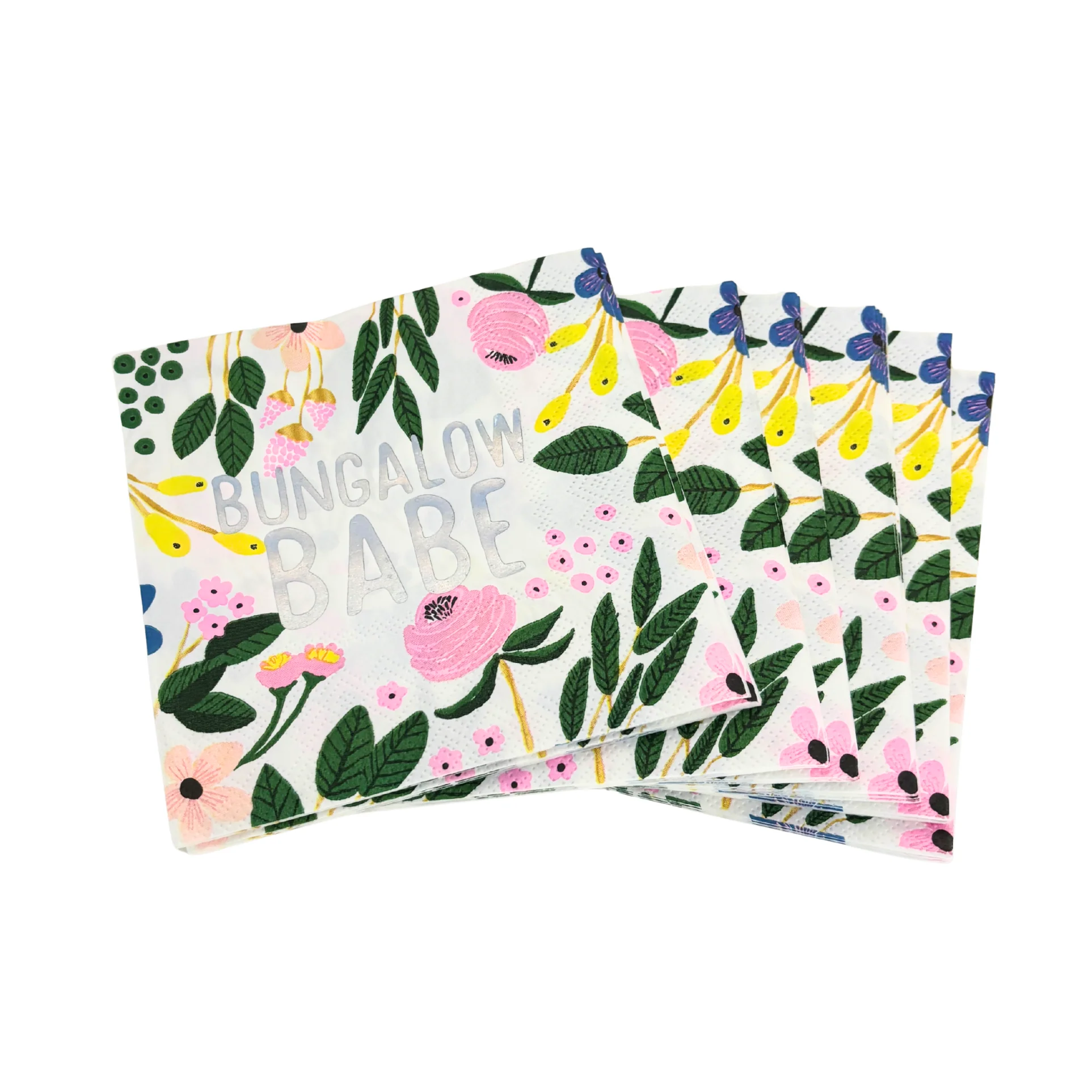 Bungalow Babe Party/Beverage/Cocktail Napkins | 5" square - Image 2