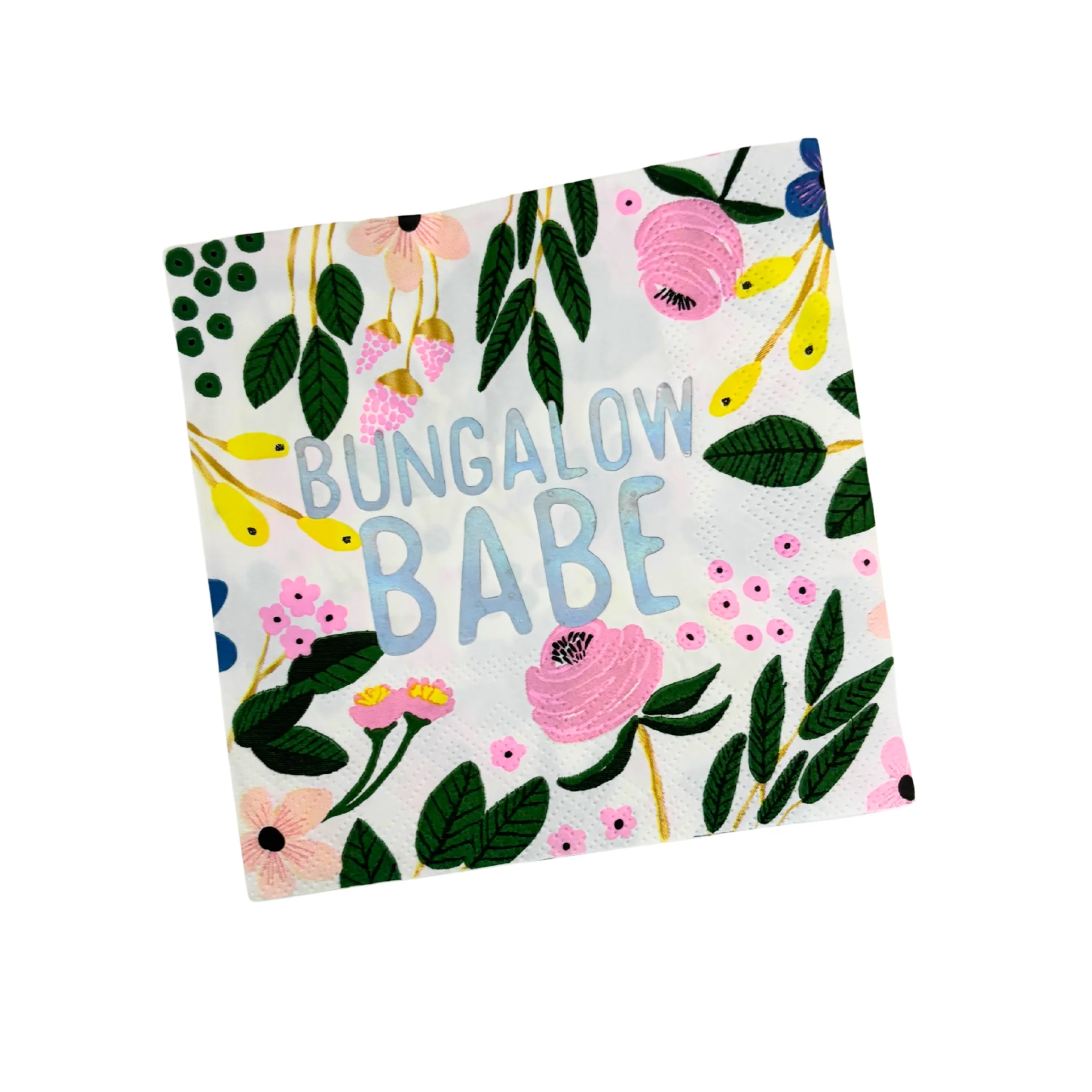 Bungalow Babe Party/Beverage/Cocktail Napkins | 5" square - Image 3