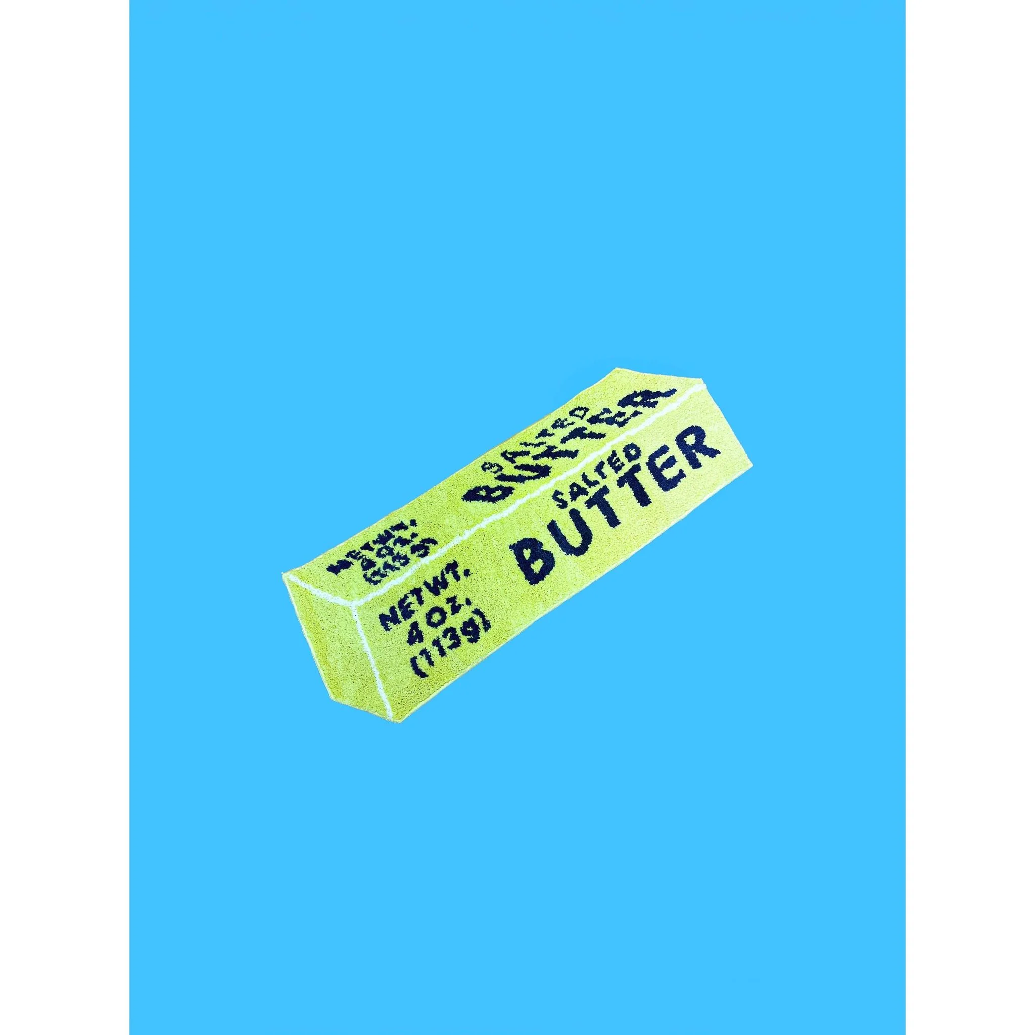 Butter Ultrasoft Rug in Yellow | Slip Resistant Door Mat 38" x 14" - Image 3