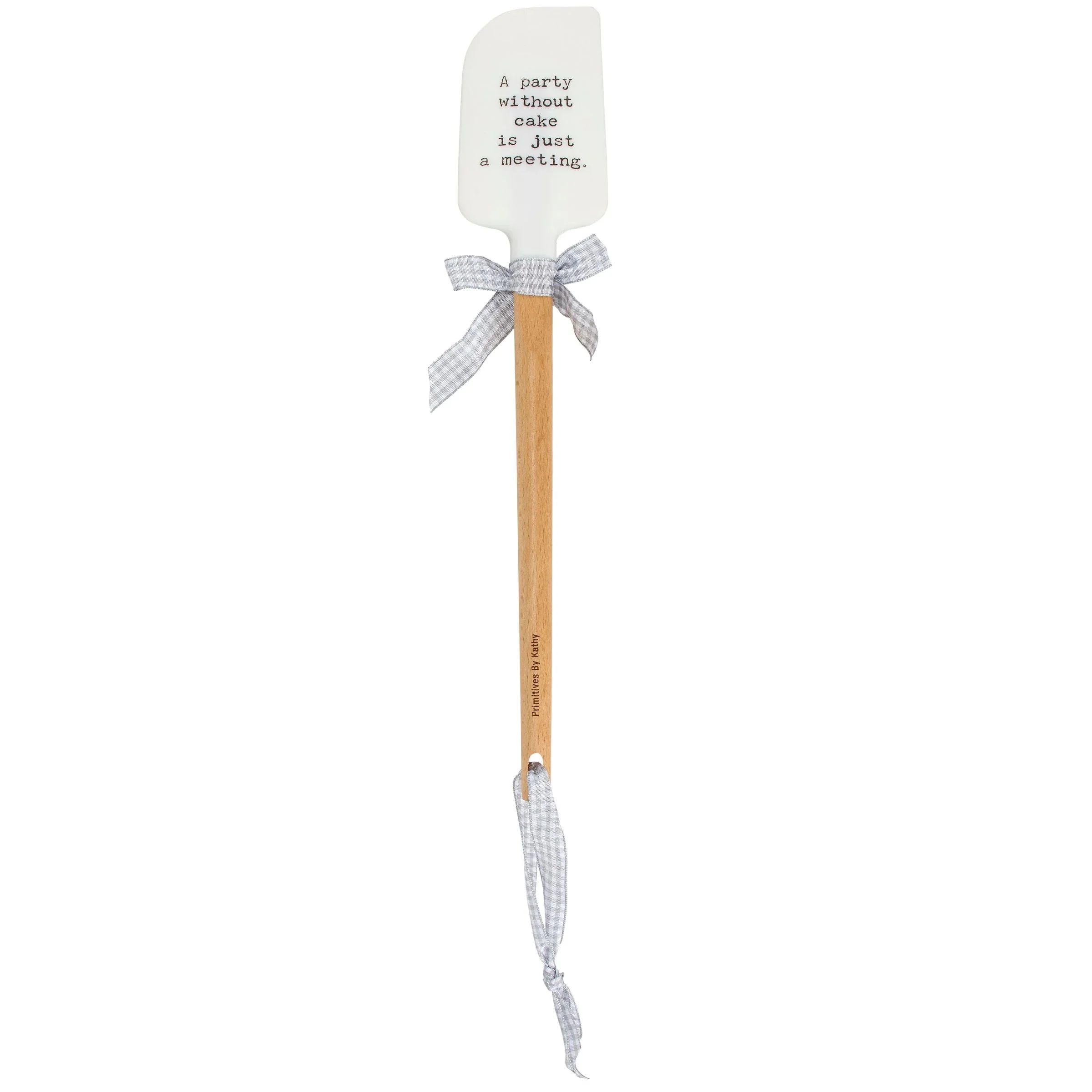 A Party Without Cake Is Just A Meeting Spatula | Funny Vintage Silicone Kitchen Spatula - Image 3