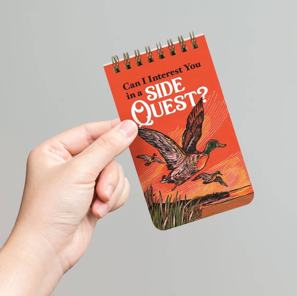 Can I Interest You in a Side Quest Spiral Memo Notepad | 3" x 5" - Image 2