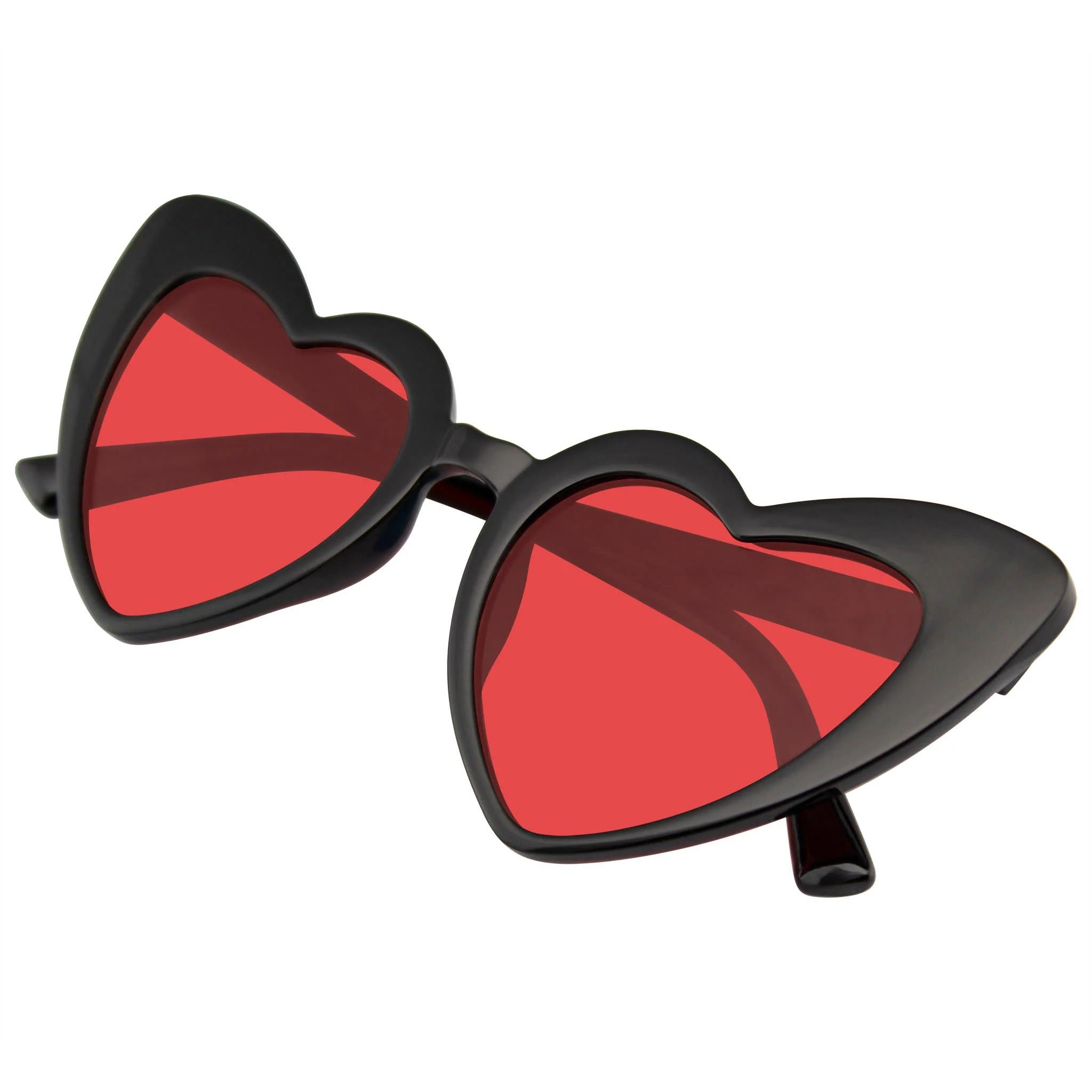 Cat Eye Heart Shape Sunglasses | Retro Festival Color Tinted Sunnies - Image 12