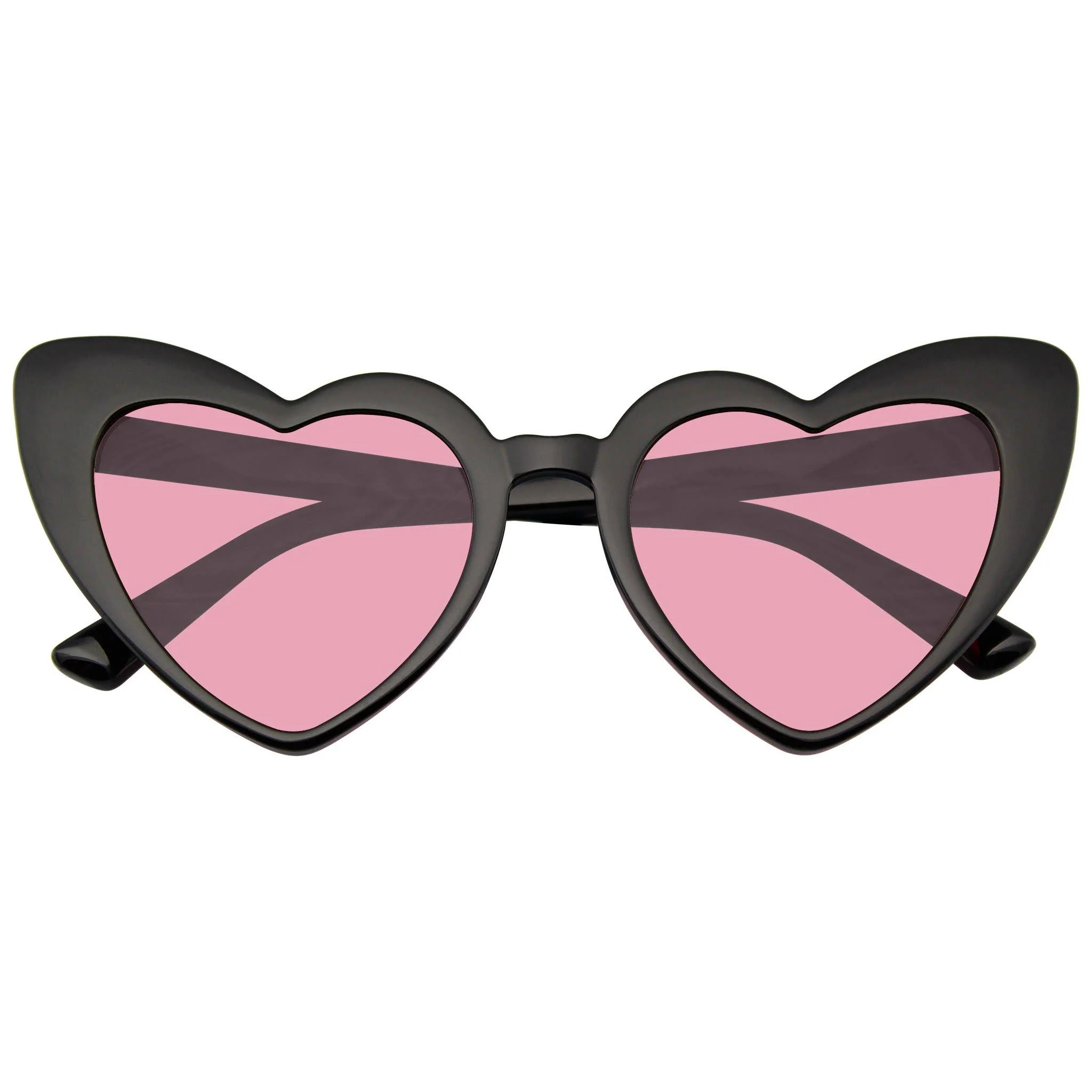 Cat Eye Heart Shape Sunglasses | Retro Festival Color Tinted Sunnies - Image 4