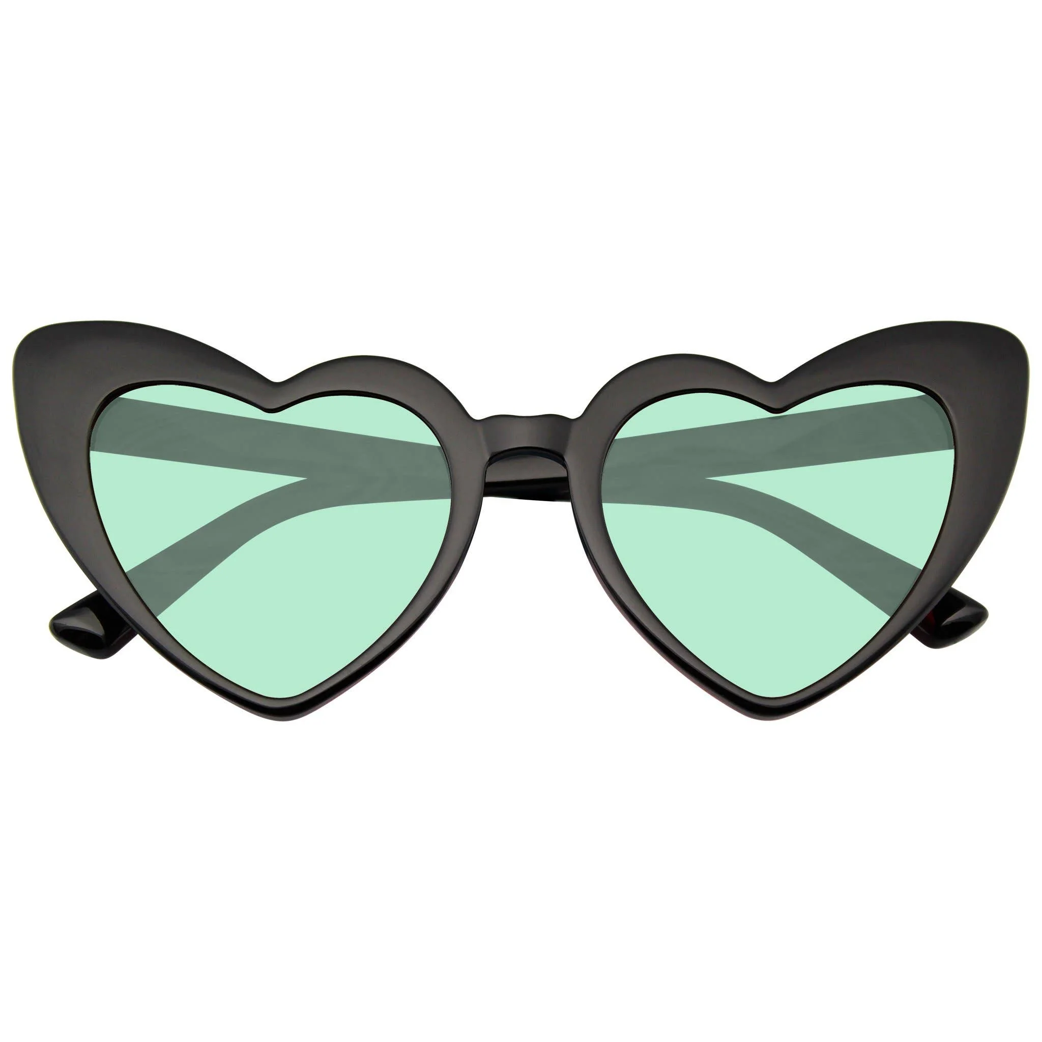 Cat Eye Heart Shape Sunglasses | Retro Festival Color Tinted Sunnies - Image 5