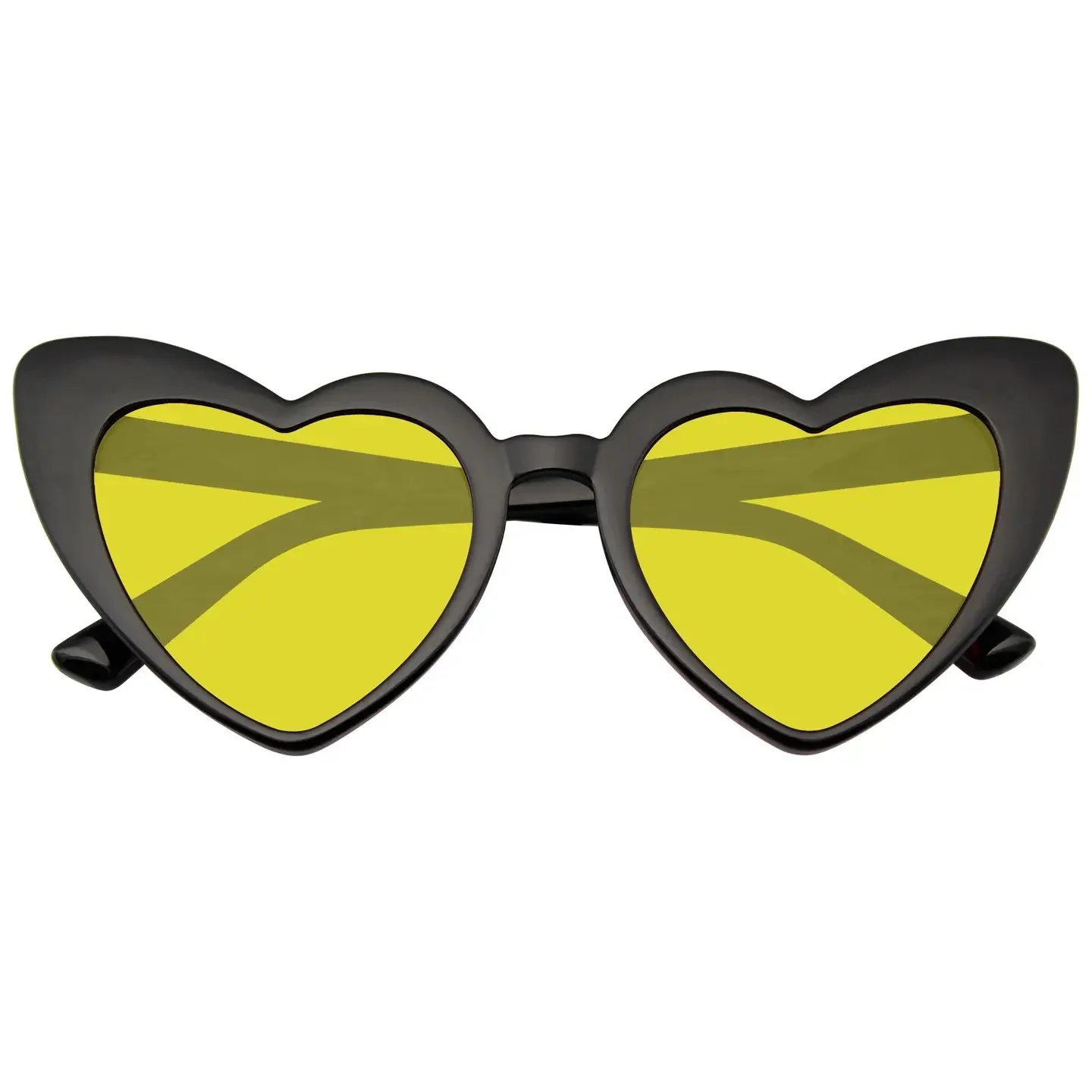 Cat Eye Heart Shape Sunglasses | Retro Festival Color Tinted Sunnies - Image 8