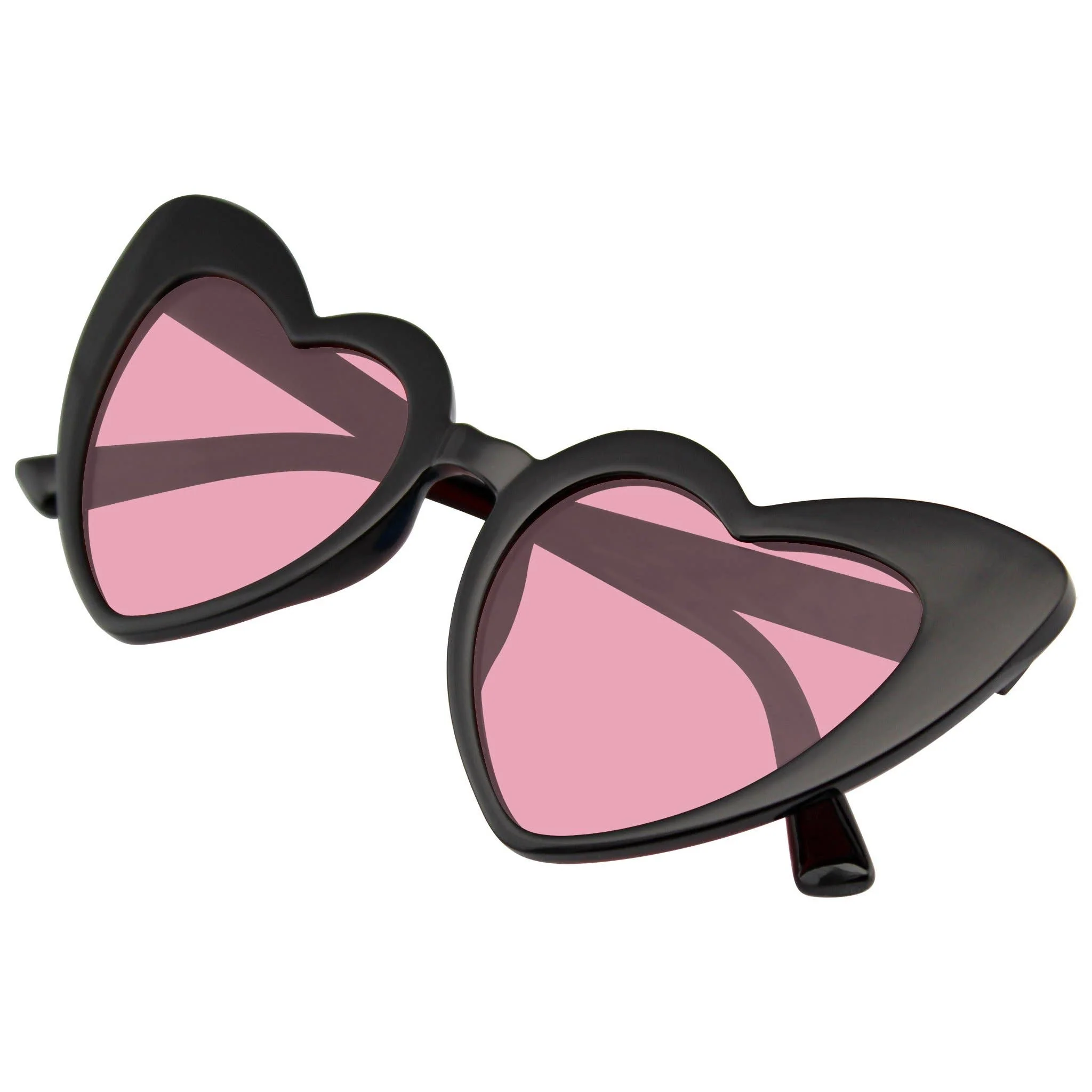 Cat Eye Heart Shape Sunglasses | Retro Festival Color Tinted Sunnies - Image 9
