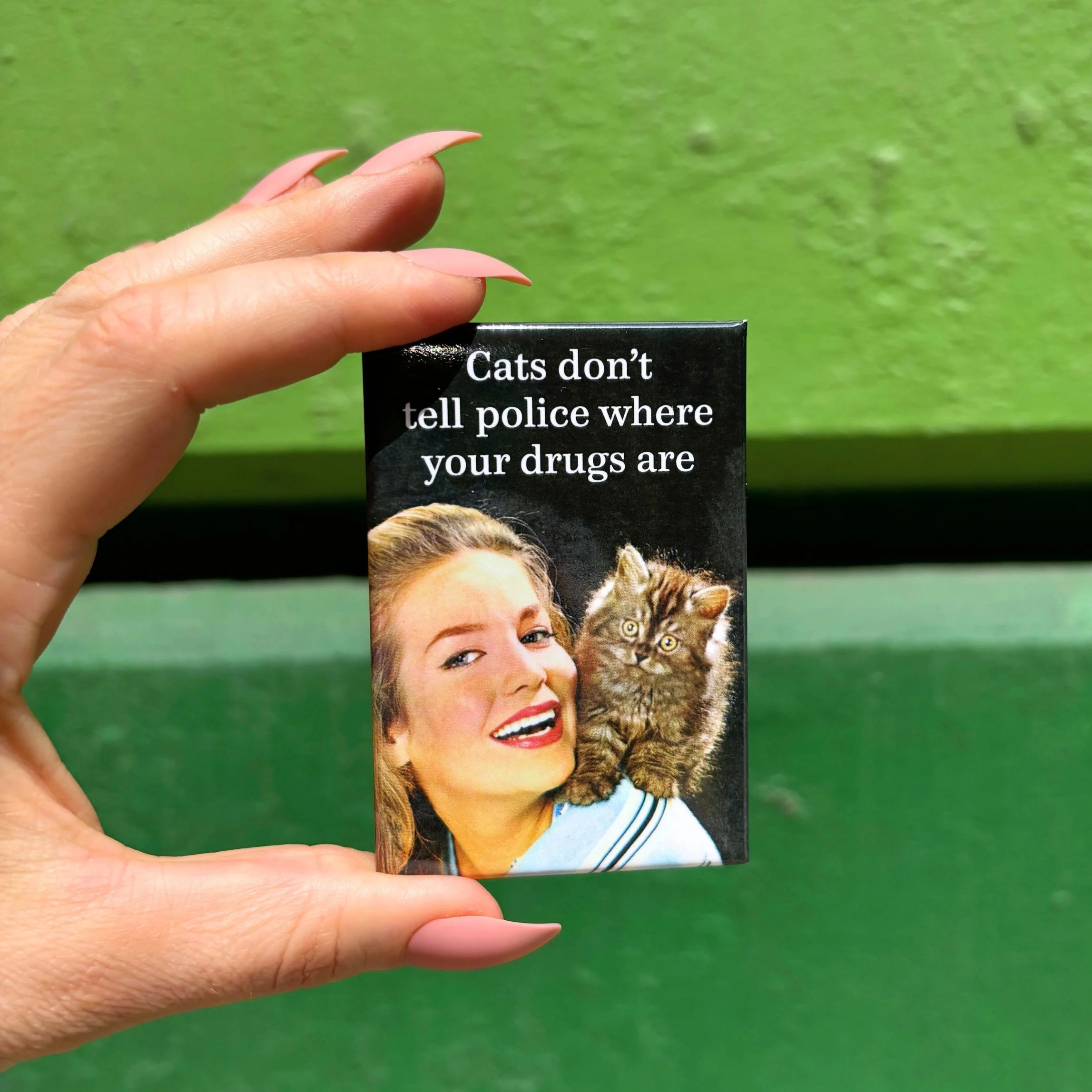 Cats Don't Tell Police Where Your Drugs Are Magnet
