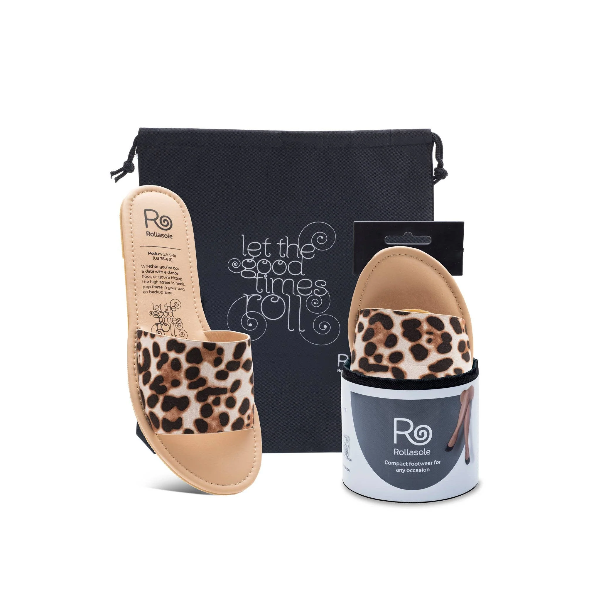 [Shoe Size 11.5-12.5] Rollasole Catwalk Sandals - Foldable Sandals That Fit In Your Bag - Image 7