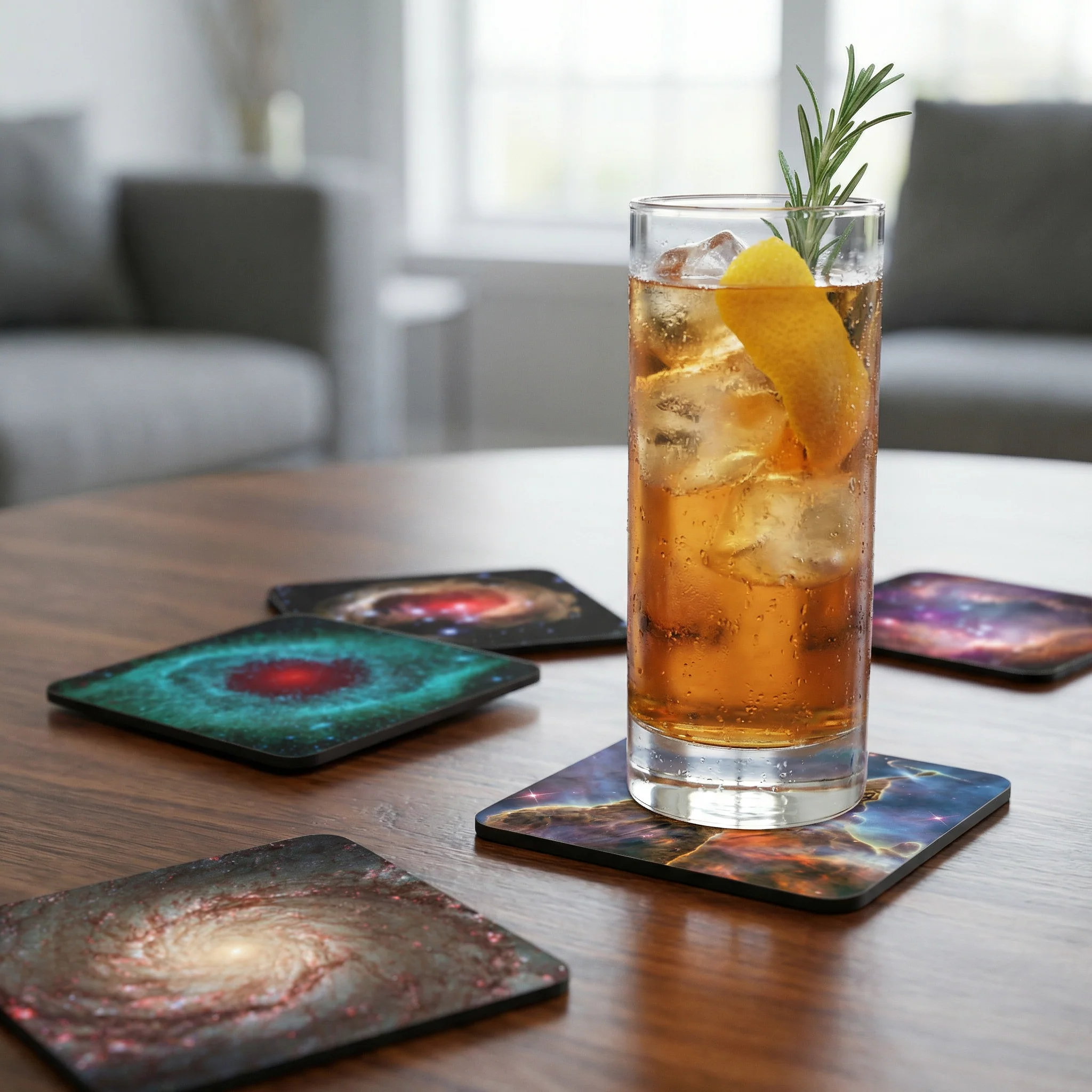 Galaxy Coaster Set | Set of 8 Outer Space-Inspired Drink Coasters with NASA Images - Image 12