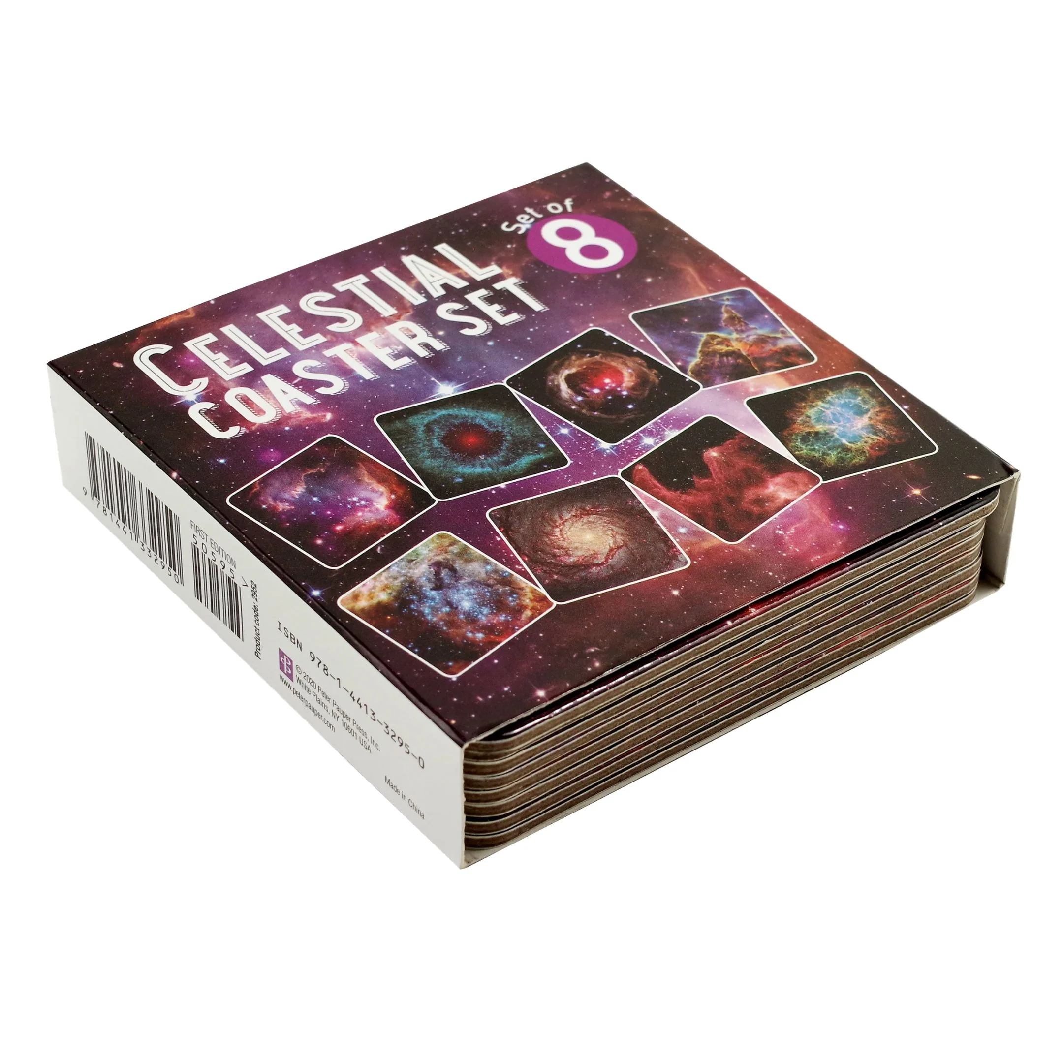 Galaxy Coaster Set | Set of 8 Outer Space-Inspired Drink Coasters with NASA Images - Image 2