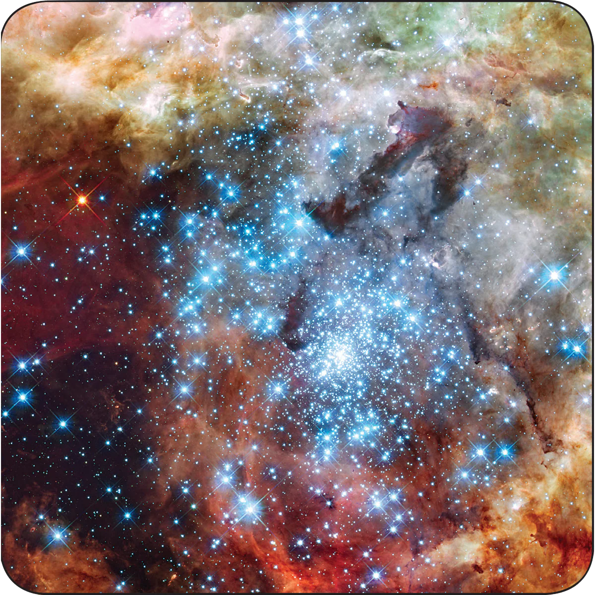 Galaxy Coaster Set | Set of 8 Outer Space-Inspired Drink Coasters with NASA Images - Image 9