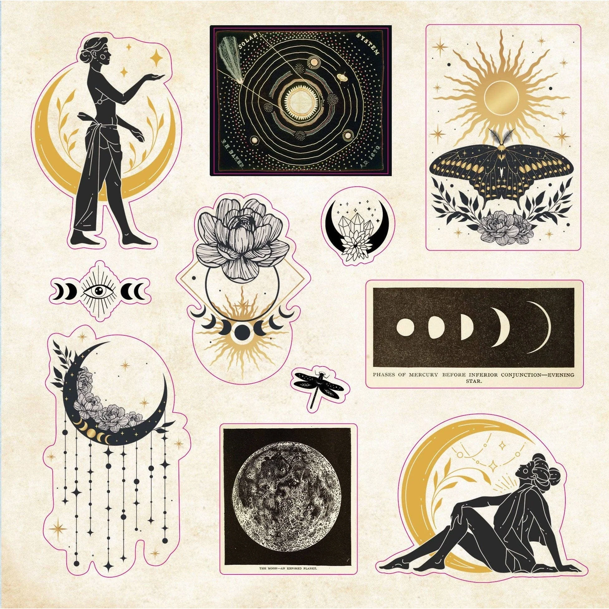 Celestial Wonders Sticker Book | Cosmic Planets Stars | Over 900 Stickers - Image 10