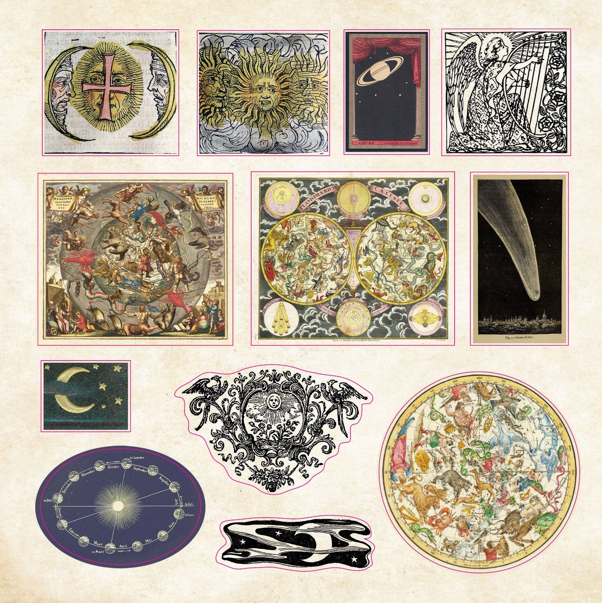 Celestial Wonders Sticker Book | Cosmic Planets Stars | Over 900 Stickers - Image 5
