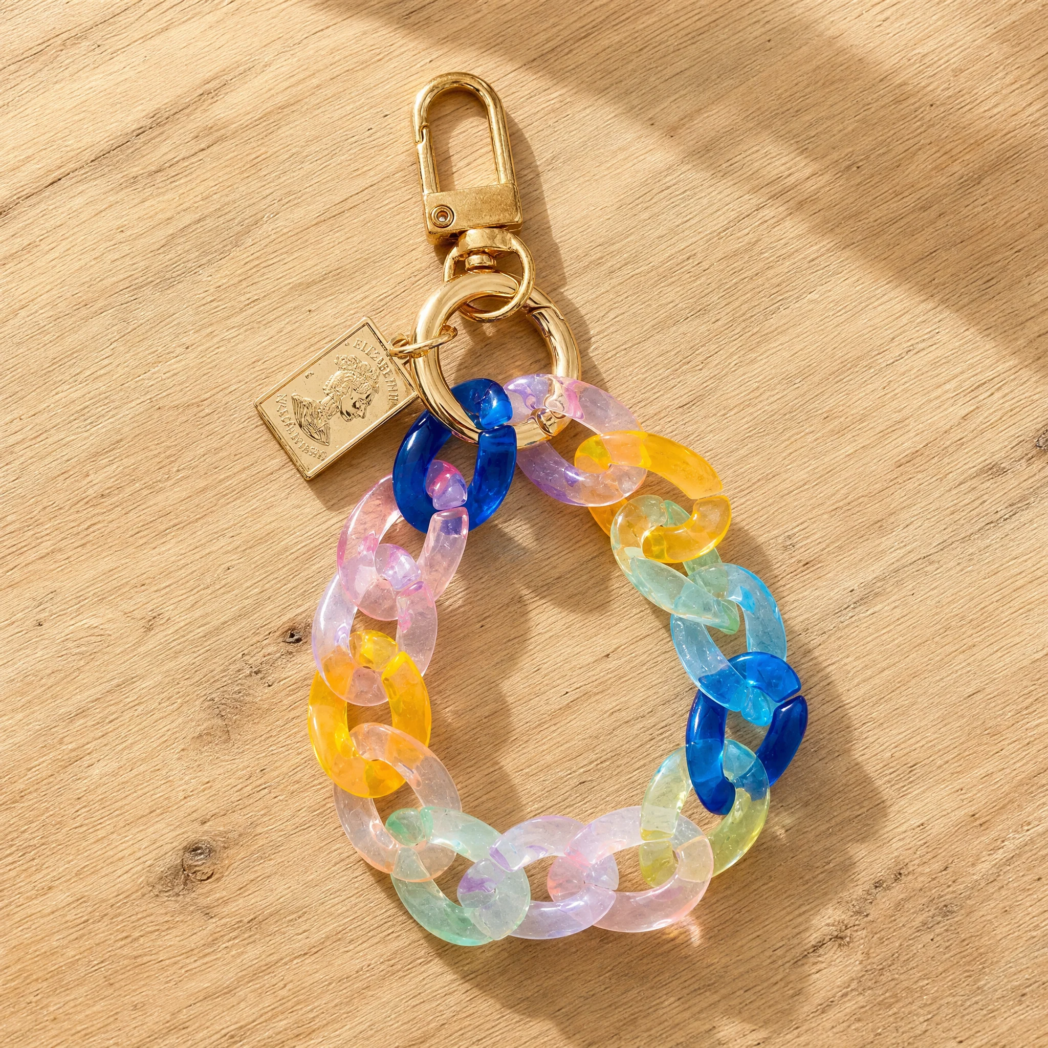 Chainlink Keychain | Multicolor Hands-Free Bag & Key Accessory - Image 2