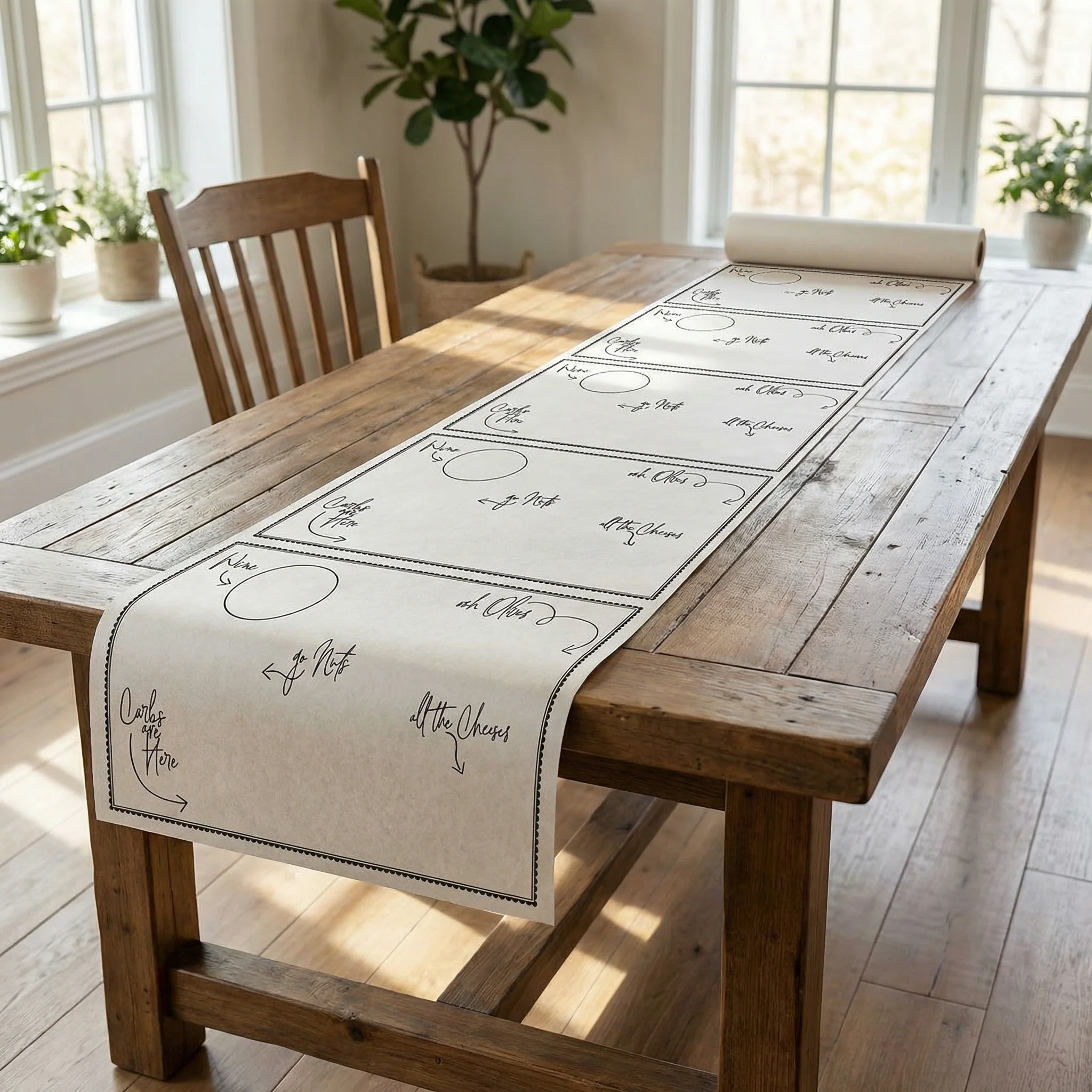 Charcuterie Paper Cheese Board | 50" x 18" - Image 3