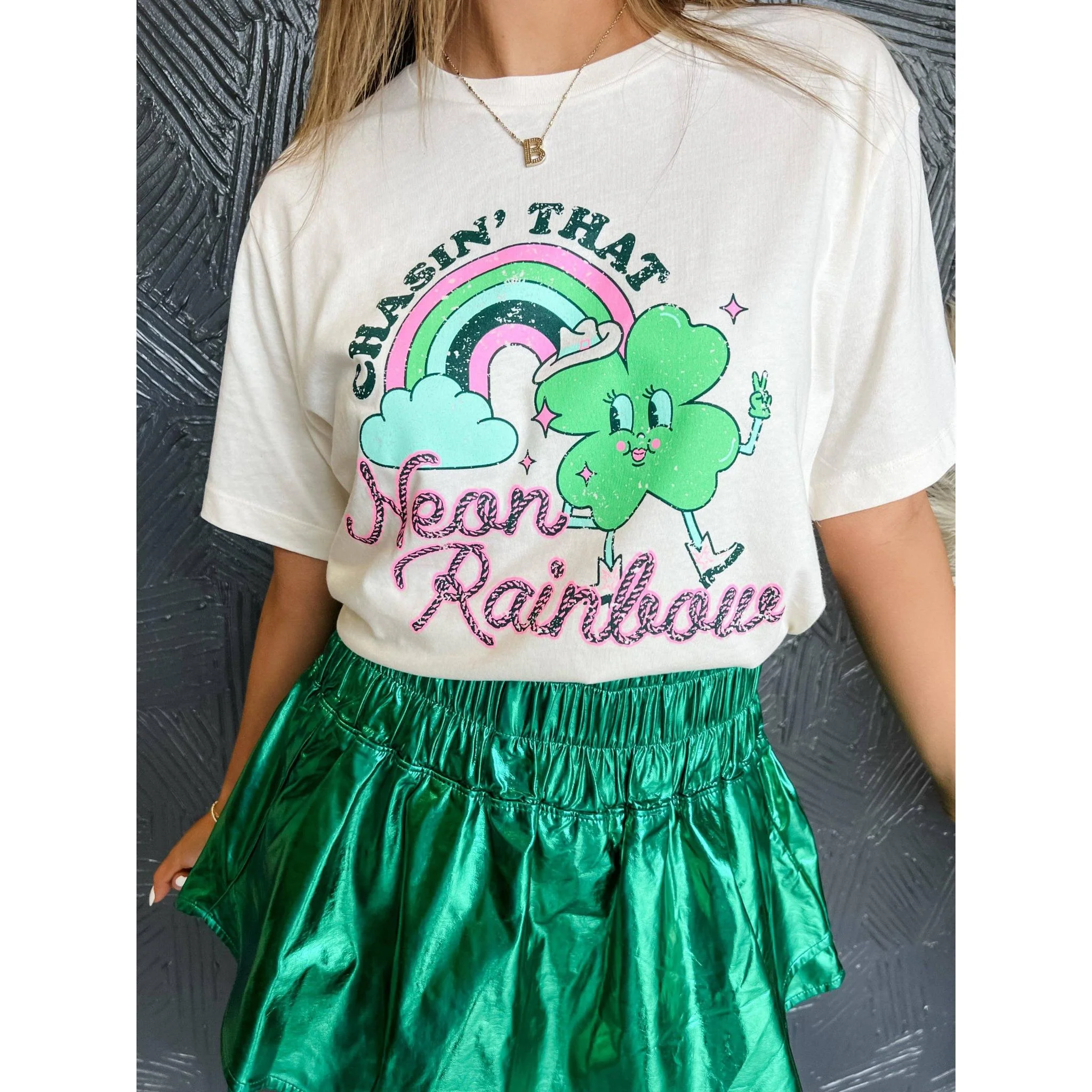 Chasin' That Neon Rainbow Shirt [Available in SM-2XL] - Image 7