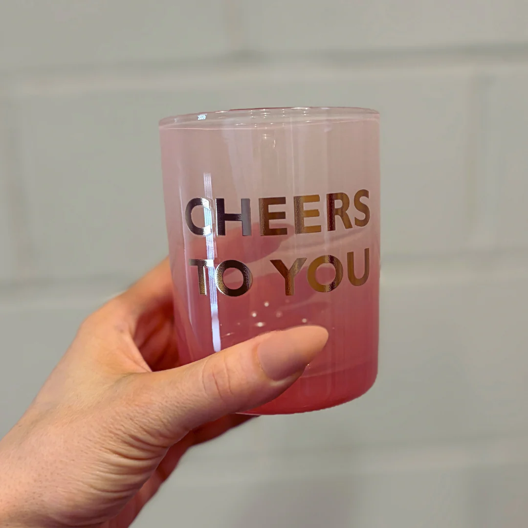 Cheers To You Cocktail Glass | Double Old Fashioned Scotch Whiskey - Image 3