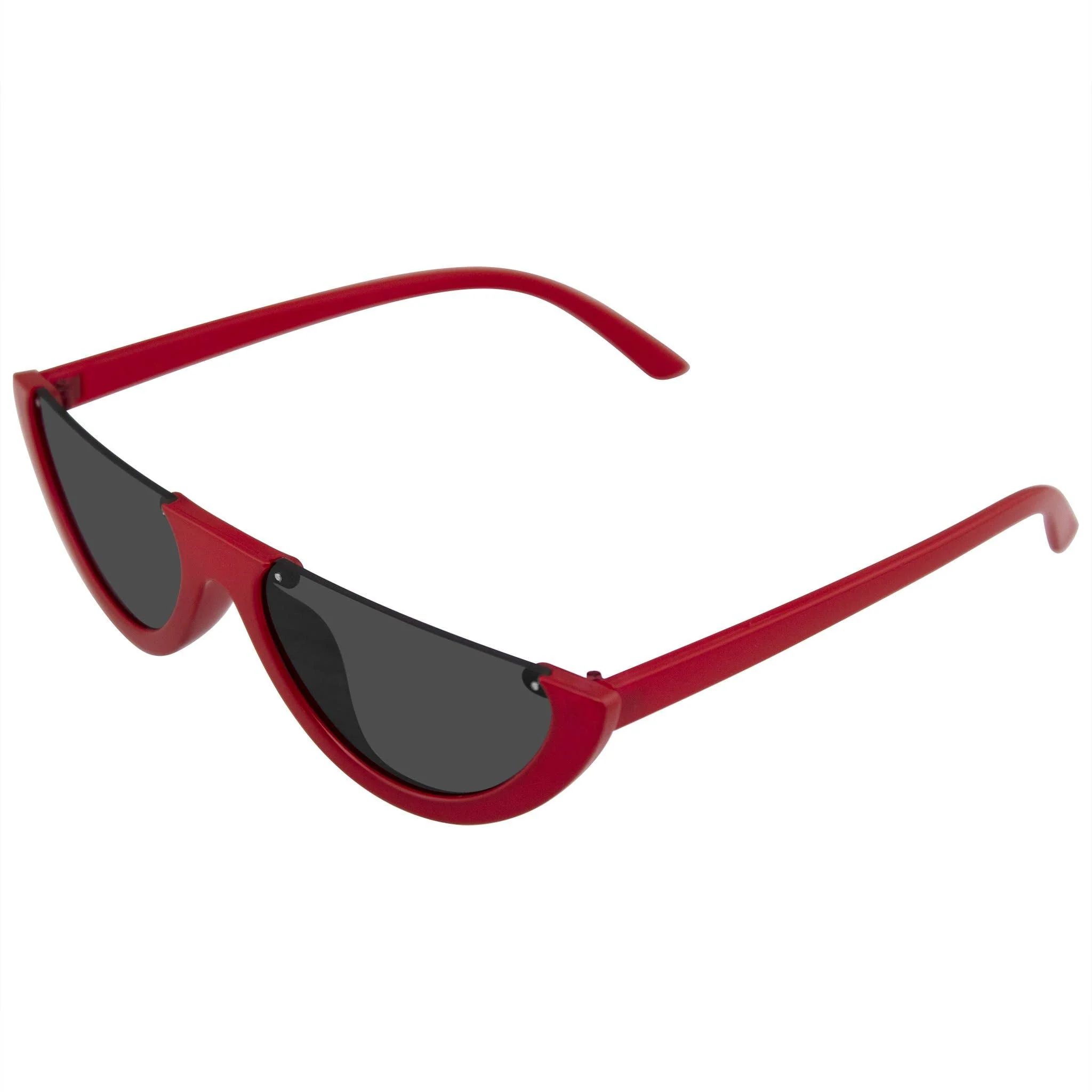 Half Cat Eye Sunglasses | Vintage Half Mod Style Y2K "Clout Goggles" | UV400 Retro Women’s Shades - Image 12