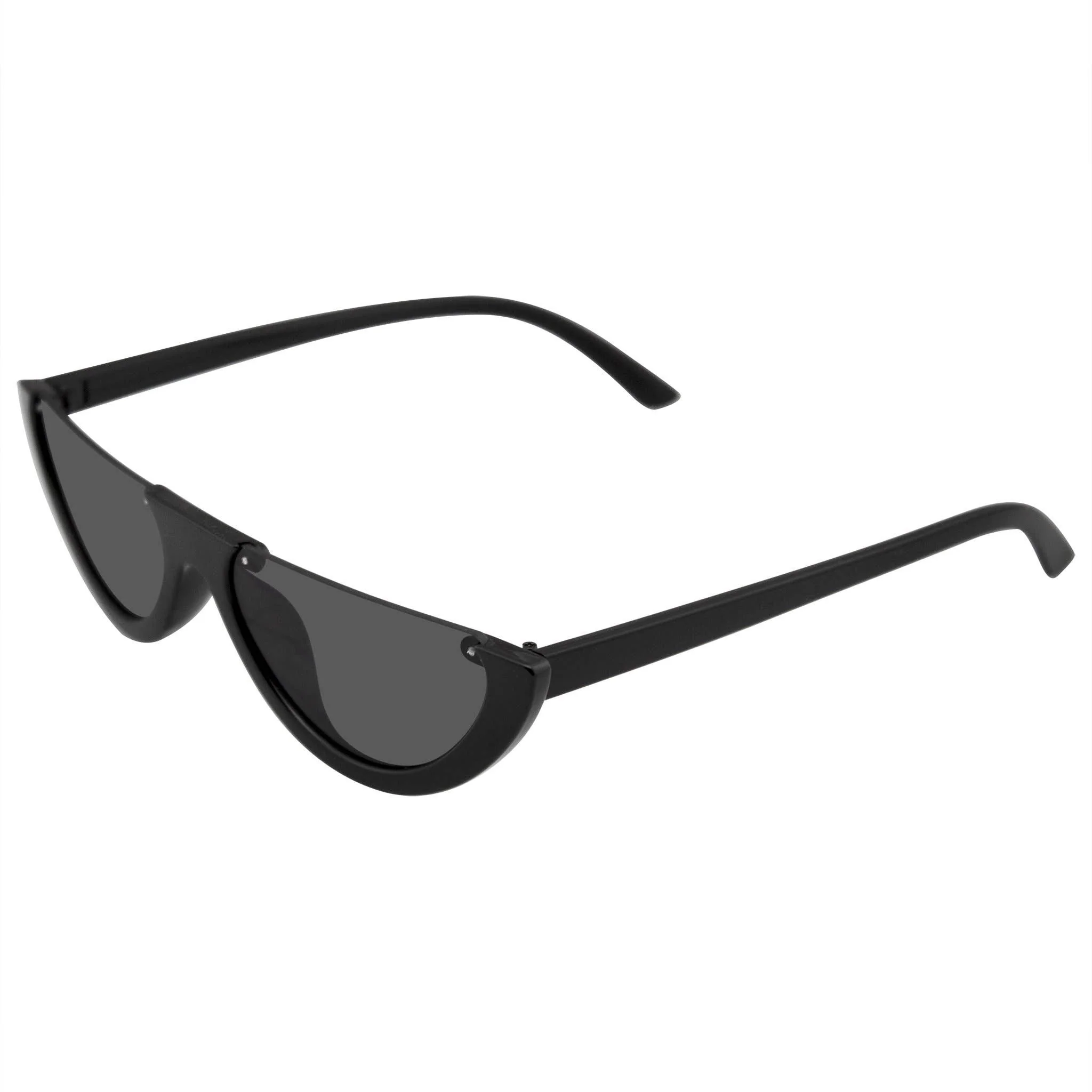 Half Cat Eye Sunglasses | Vintage Half Mod Style Y2K "Clout Goggles" | UV400 Retro Women’s Shades - Image 15