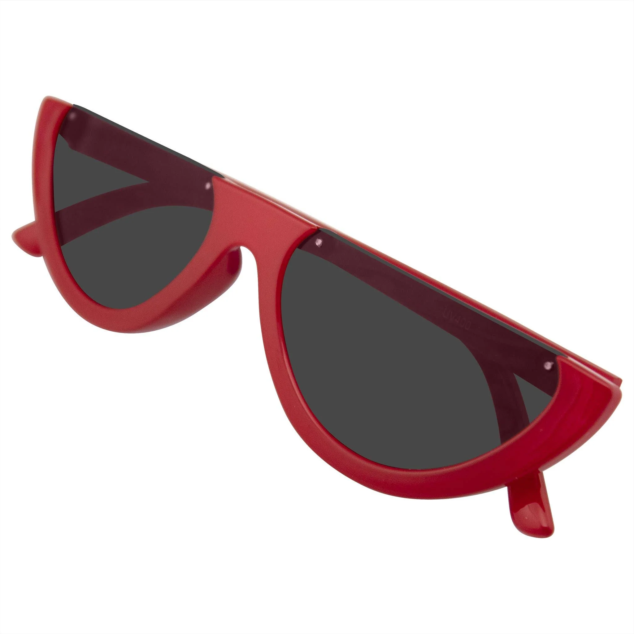 Half Cat Eye Sunglasses | Vintage Half Mod Style Y2K "Clout Goggles" | UV400 Retro Women’s Shades - Image 5