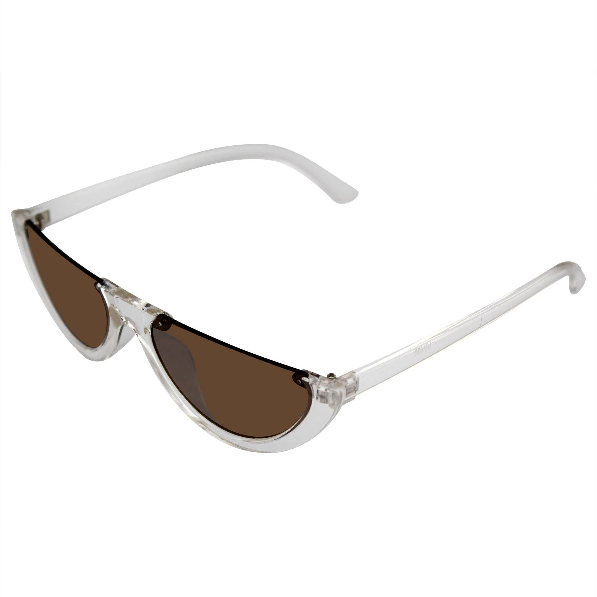 Half Cat Eye Sunglasses | Vintage Half Mod Style Y2K "Clout Goggles" | UV400 Retro Women’s Shades - Image 7