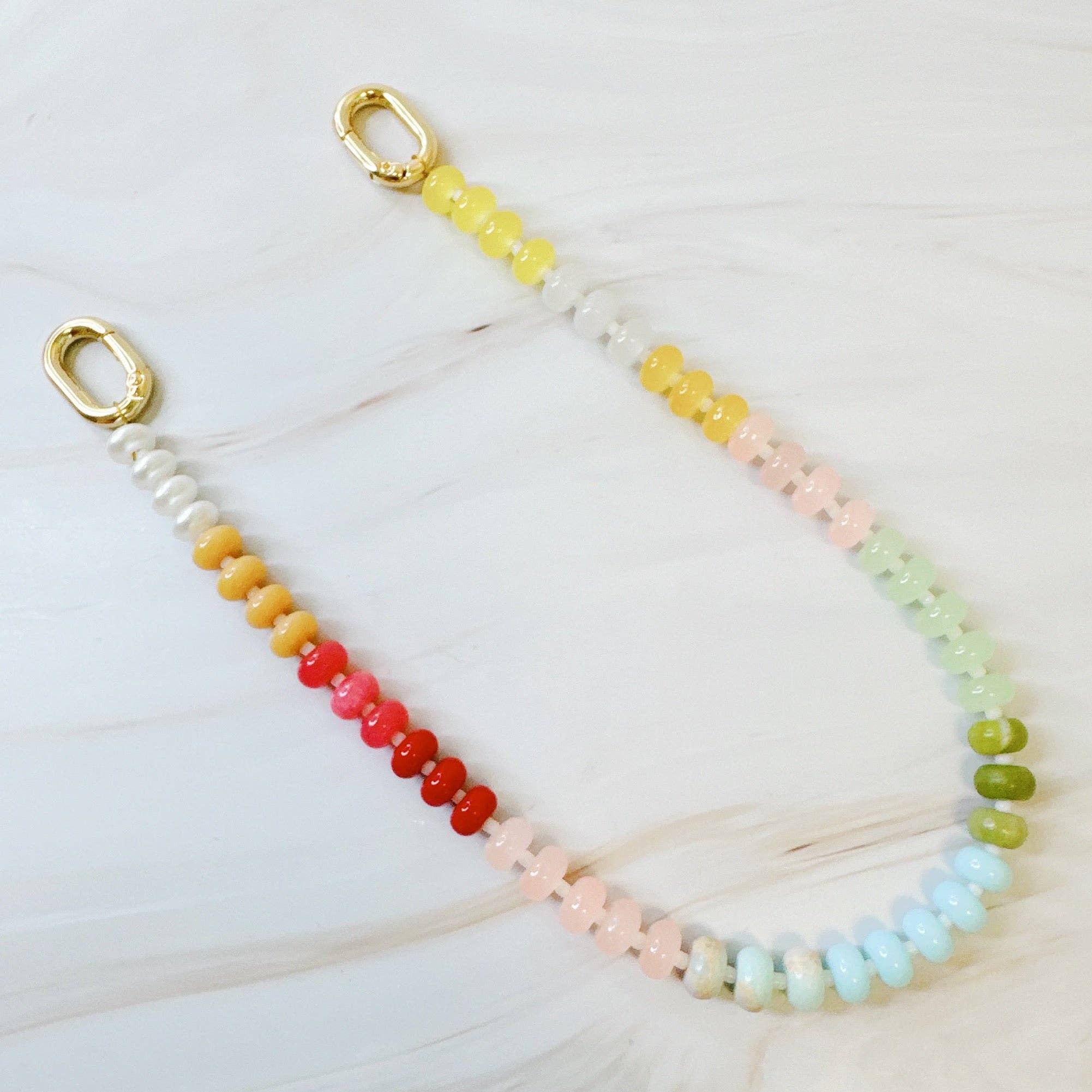 Color Festival Stone Mix Bag Charm - Image 2