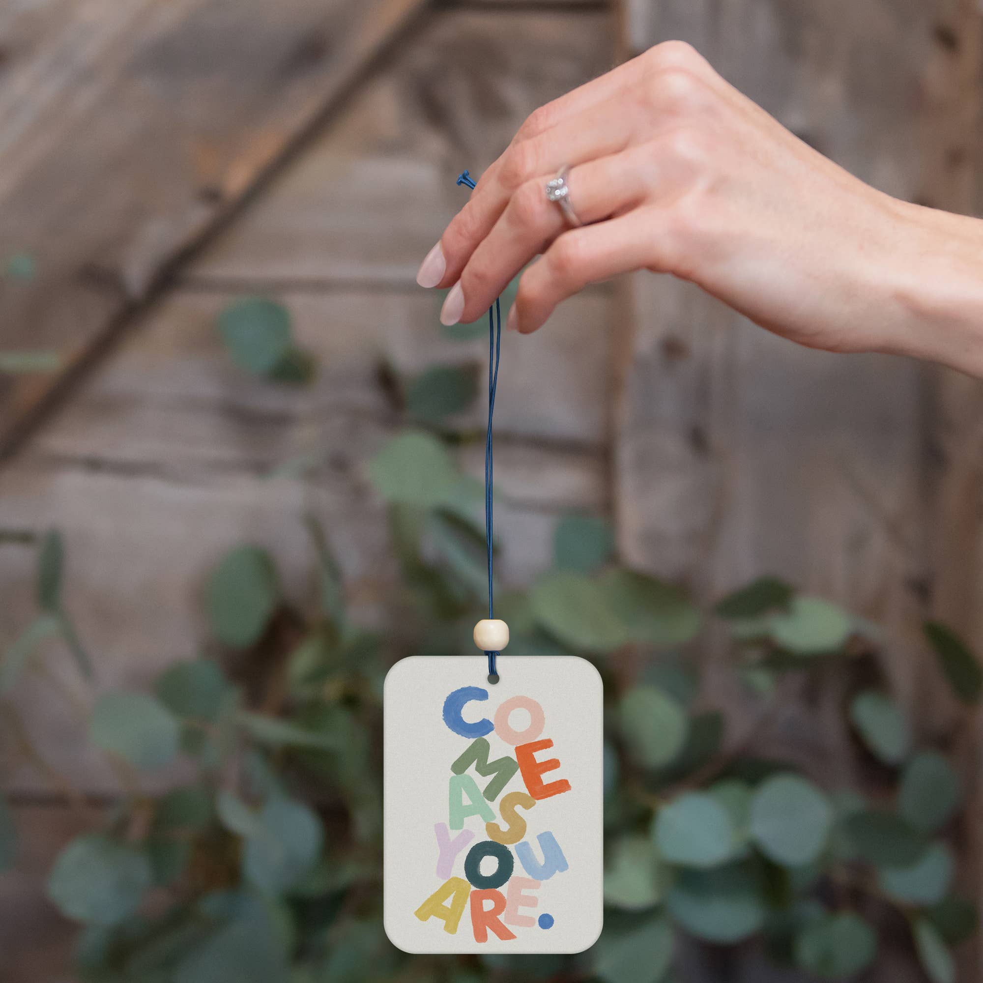 Set of 2 Come As You Are Car Air Freshener | 70s 80s Retro Cozy Cotton Car Scent Diffuser Deodorizer