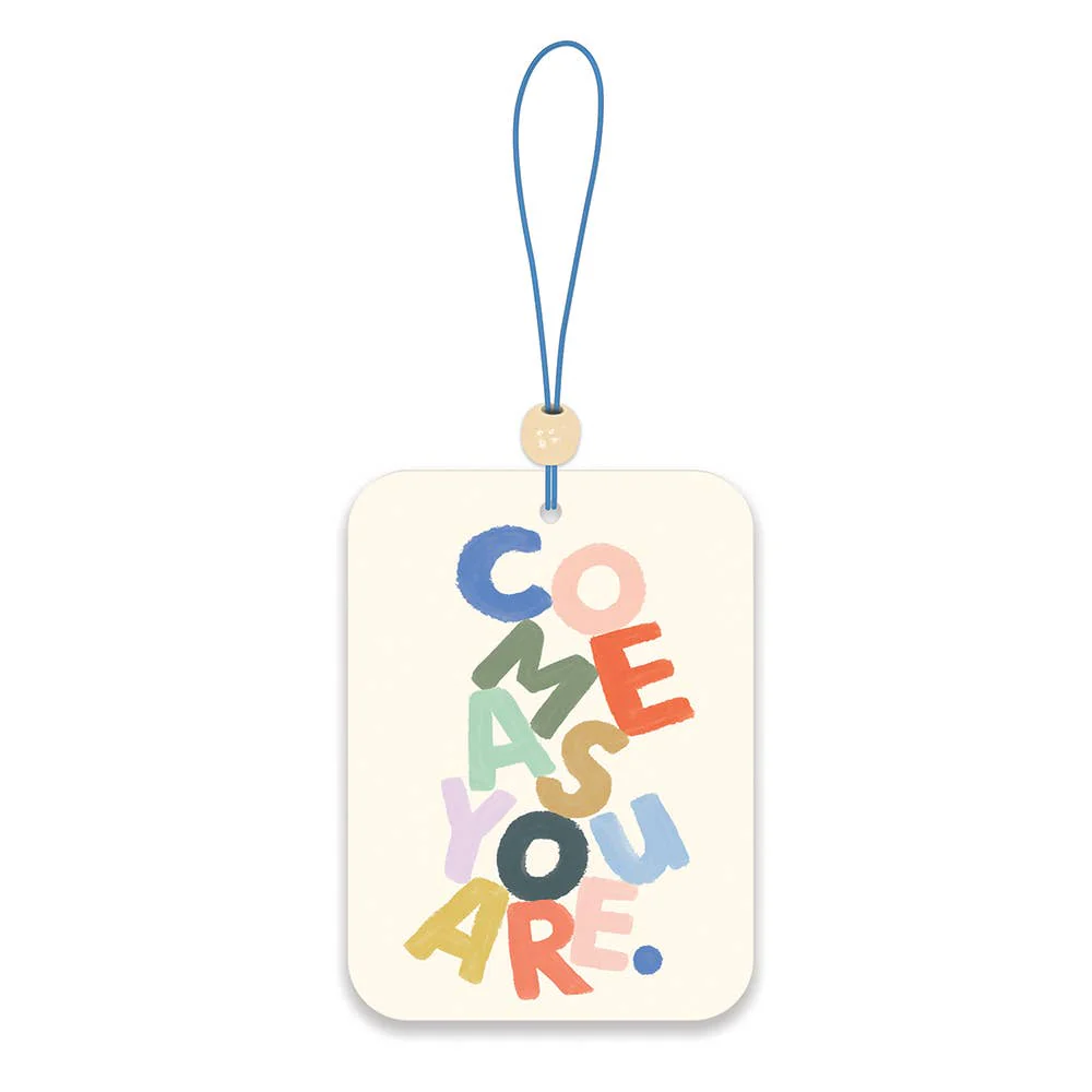 Set of 2 Come As You Are Car Air Freshener | 70s 80s Retro Cozy Cotton Car Scent Diffuser Deodorizer - Image 2